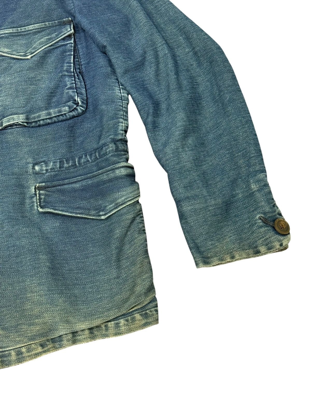 45rpm Faded Indigo Blue 45rpm Chore Jacket Slim cdg visvim 7🟩3 Size US M / EU 48-50 / 2 - 4 Thumbnail