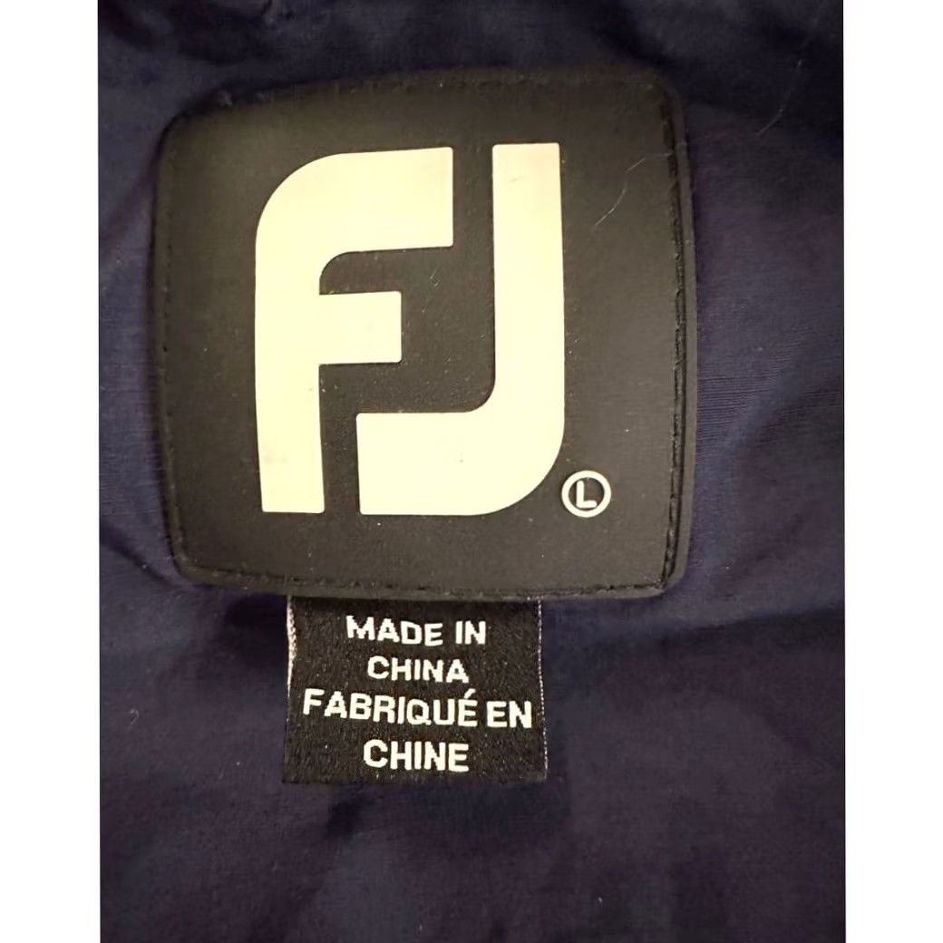 Footjoy FootJoy Windbreaker Jacket Mens Large Blue Nylon Pullover FJ Golf Hiking Lightweight Easy Care Outdoor Sports Jacket Mens Blue Windbreaker Size US L / EU 52-54 / 3 - 4 Thumbnail