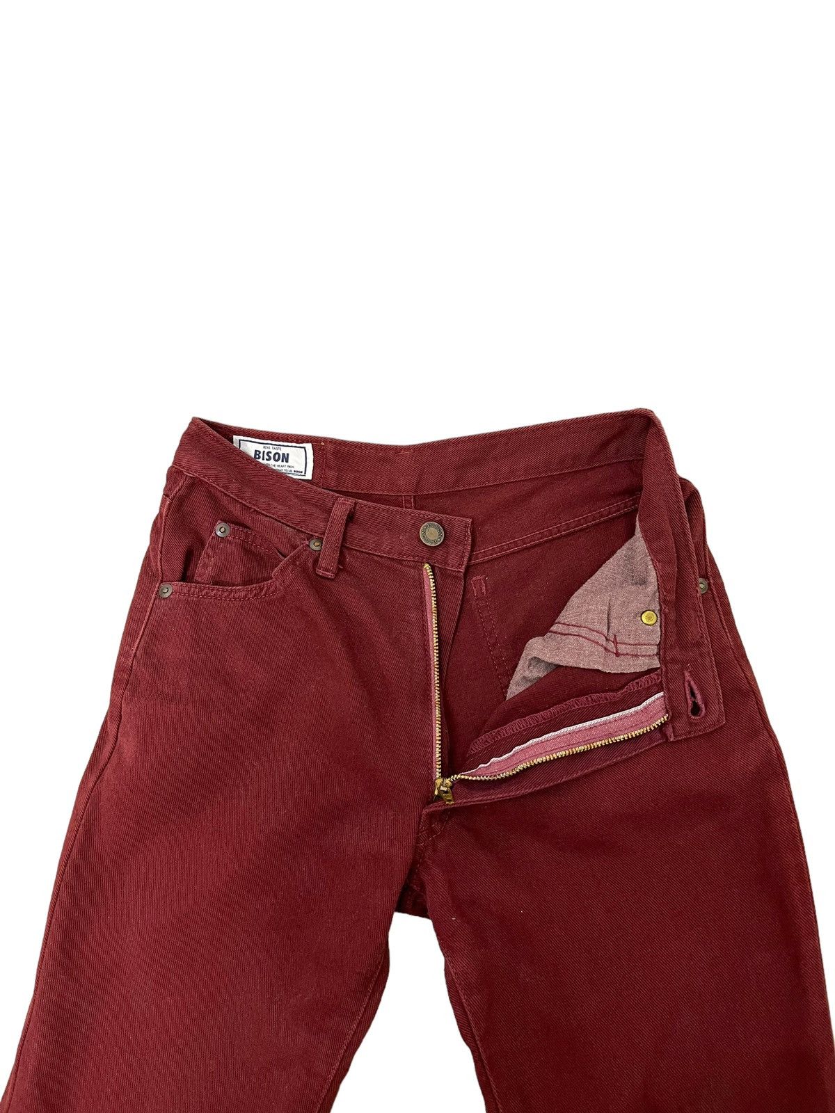 Flare Jeans Vtg Bison Japan Slim Bell Bottom 7🟦6