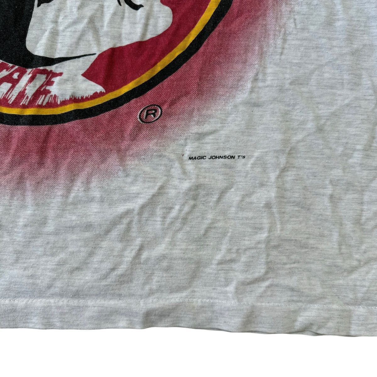 NBA × Vintage 90s Magic Johnson Vintage Florida State University AOP Tee Size US L / EU 52-54 / 3 - 8 Thumbnail