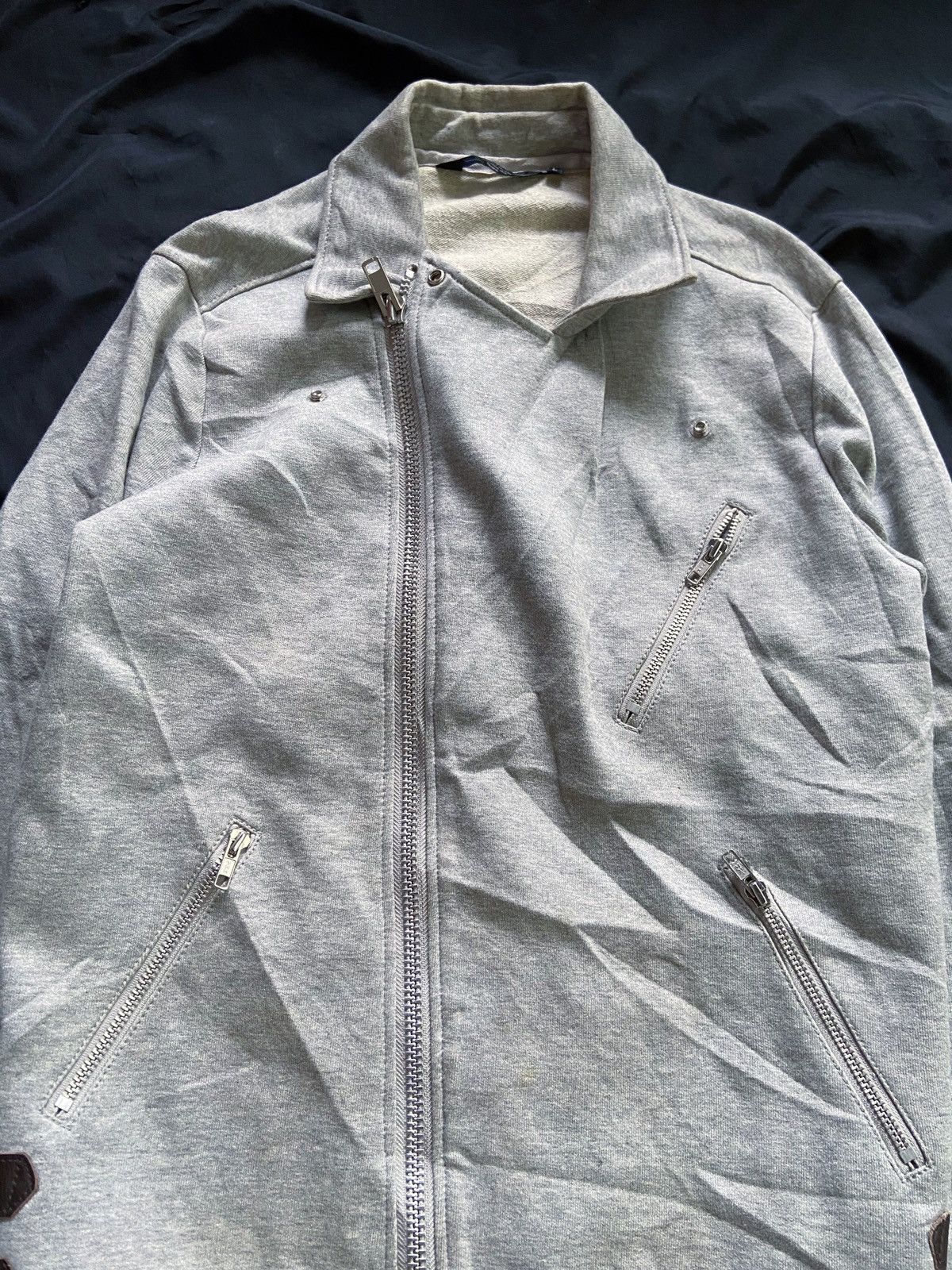 PPFM JAPANESE ASYMMETRICAL PUNK ZIP JACKET raf simons g.o.a Size US L / EU 52-54 / 3 - 11 Thumbnail
