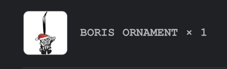 Fuck The Population FTP Boris Ornament Size ONE SIZE - 3 Thumbnail