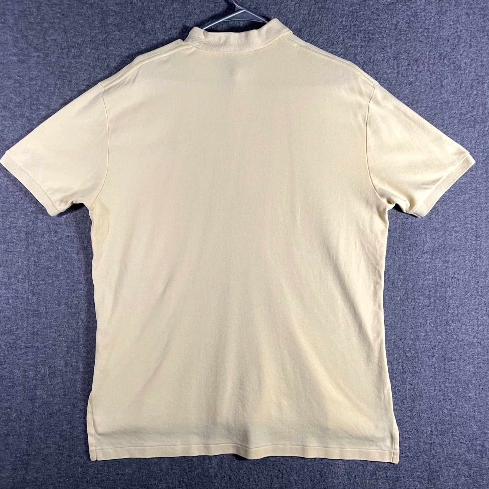 Polo Ralph Lauren Polo Shirt Mens Large Yellow Cotton Short Sleeve Pony Logo KnIT Polo by Ralph Lauren Polo Shirt Mens L Yellow 100% Cotton Short Sleeve Size US L / EU 52-54 / 3 - 3 Thumbnail