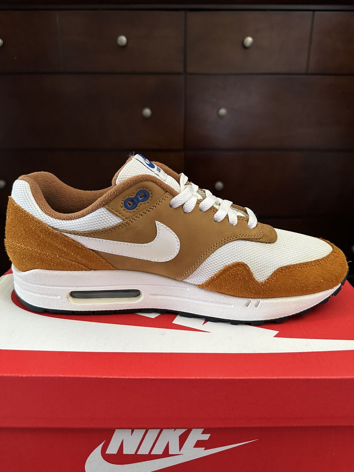 Nike Nike Air Max 1 Premium Retro Brown Curry Dark Curry Size US 10 / EU 43 - 5 Thumbnail