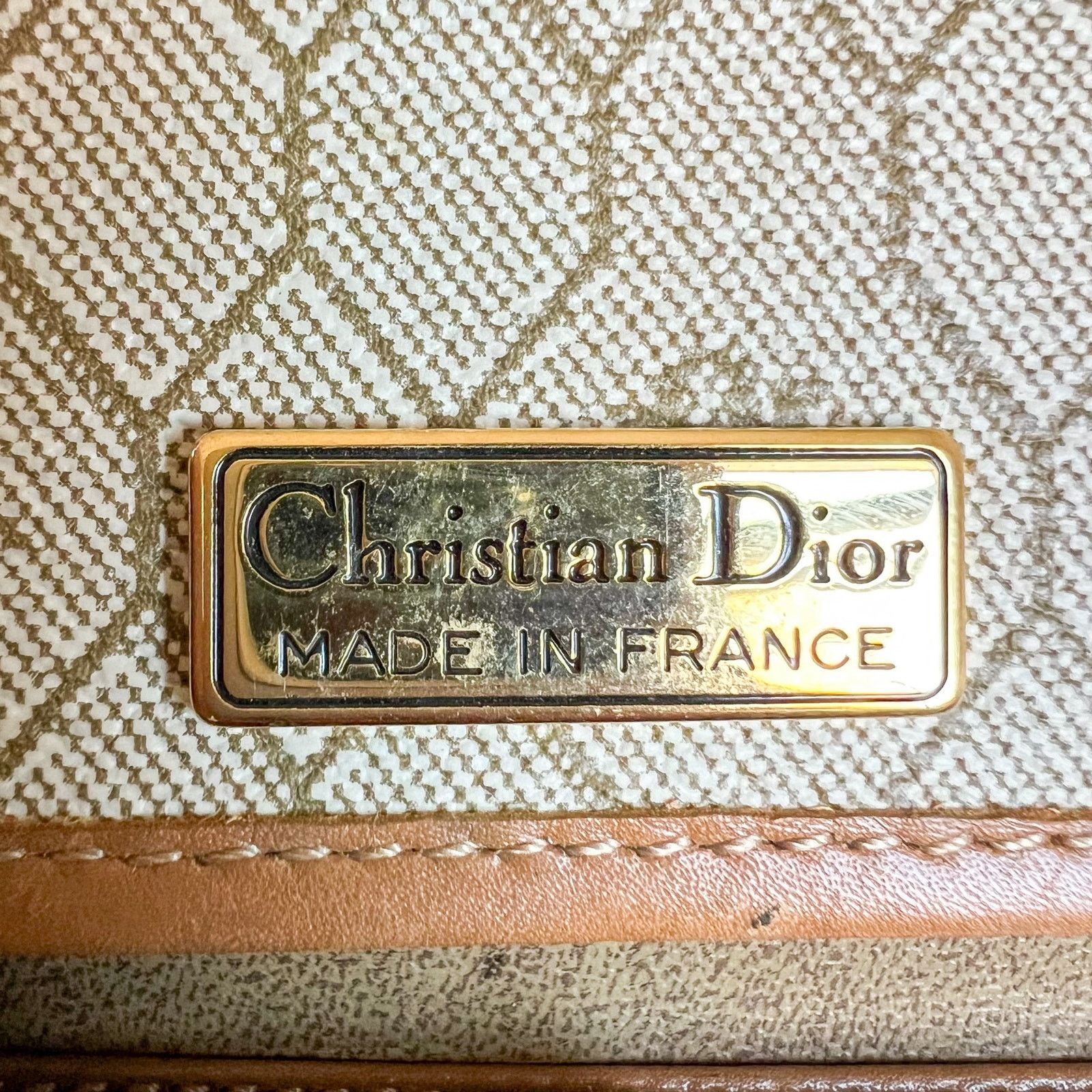 Dior DIOR Tan Honeycomb Crossbody / Shoulder Bag Size ONE SIZE - 8 Thumbnail