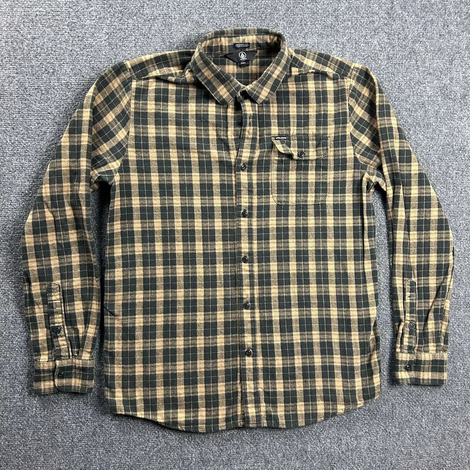 Volcom Volcom Flannel Shirt Mens Large Plaid Modern Fit Button Up Size US L / EU 52-54 / 3 - 1 Thumbnail