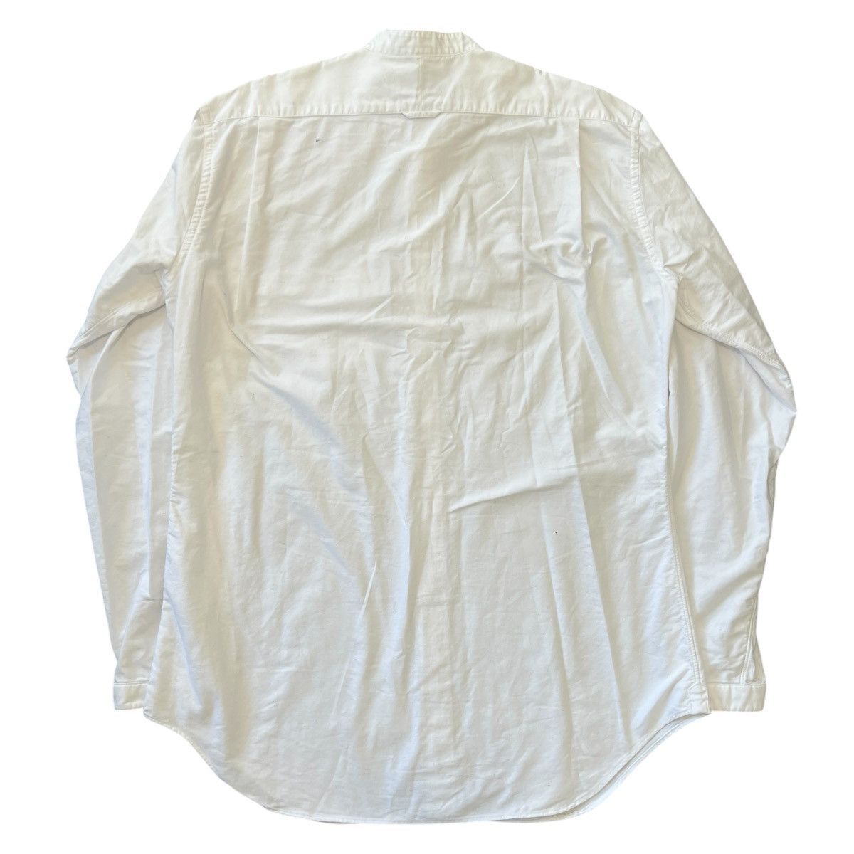 Thom Browne THOM BROWNE Band Collar Cotton Shirt Size US L / EU 52-54 / 3 - 5 Thumbnail