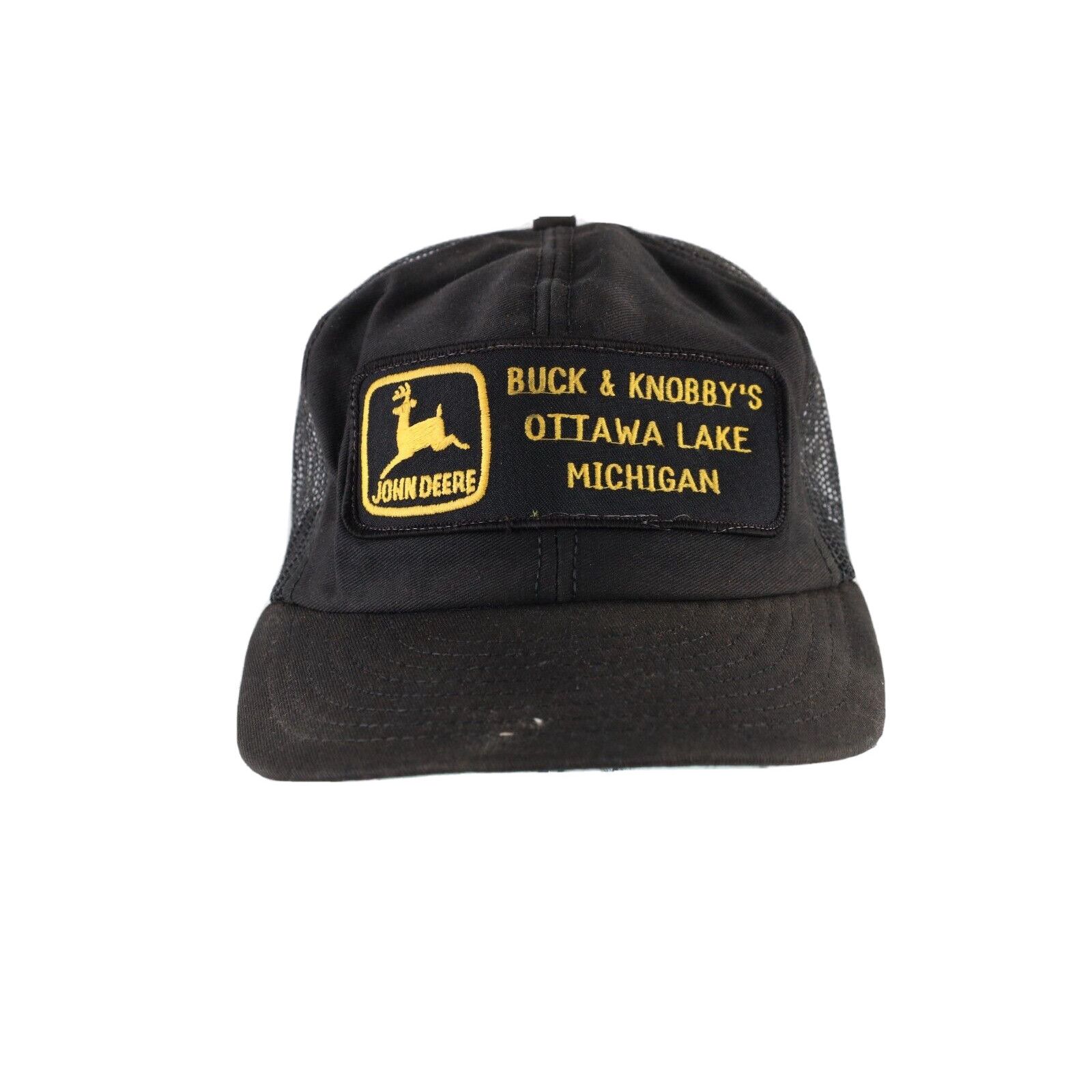 John Deere Trapper lumberjack hat/cap Louisville MFG.Co. USA Made Rare Vintage