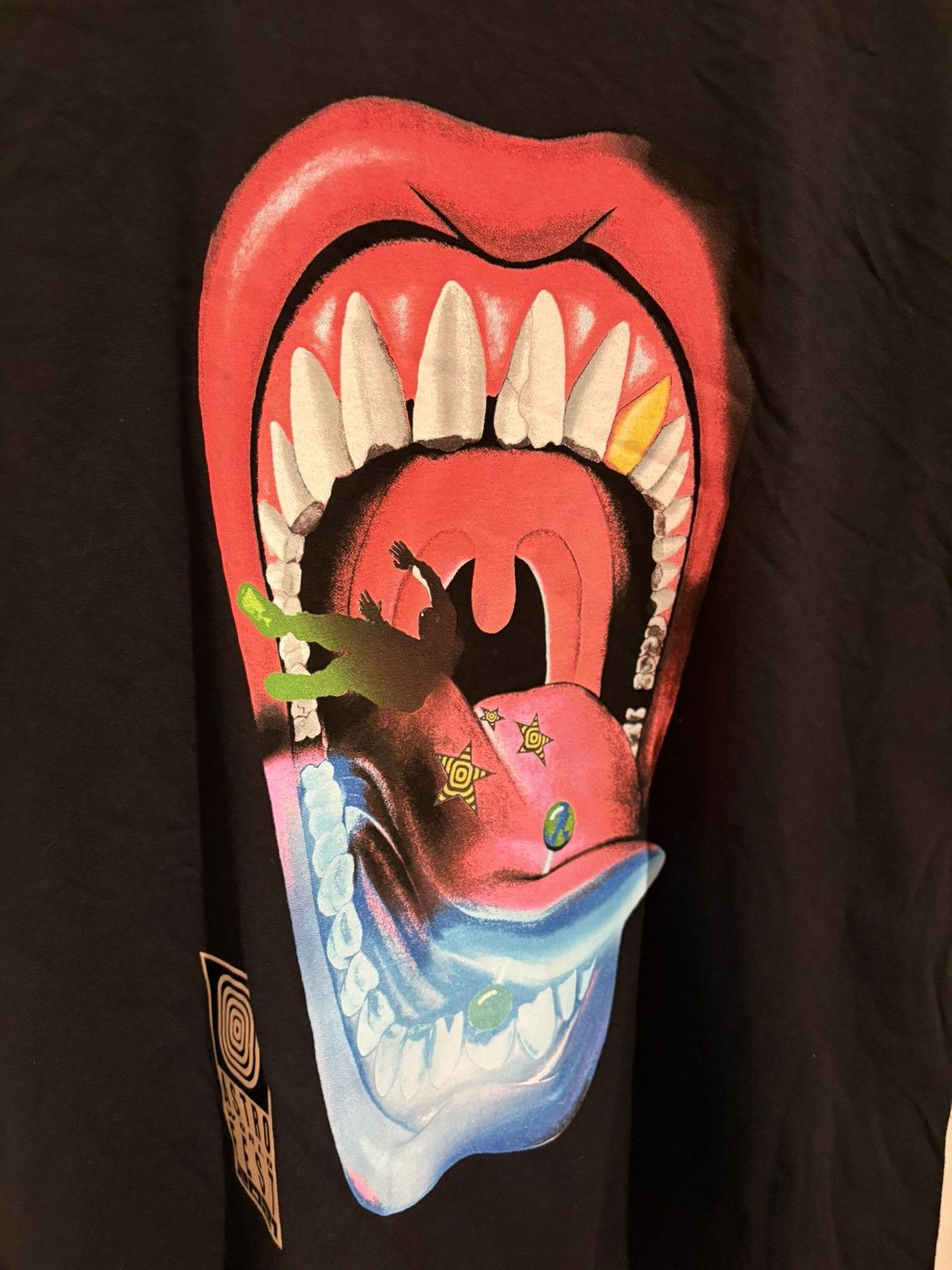 Travis Scott Travis Scott Astroworld Fest 2021 Mouth Tee Black L NWT Size US L / EU 52-54 / 3 - 3 Thumbnail