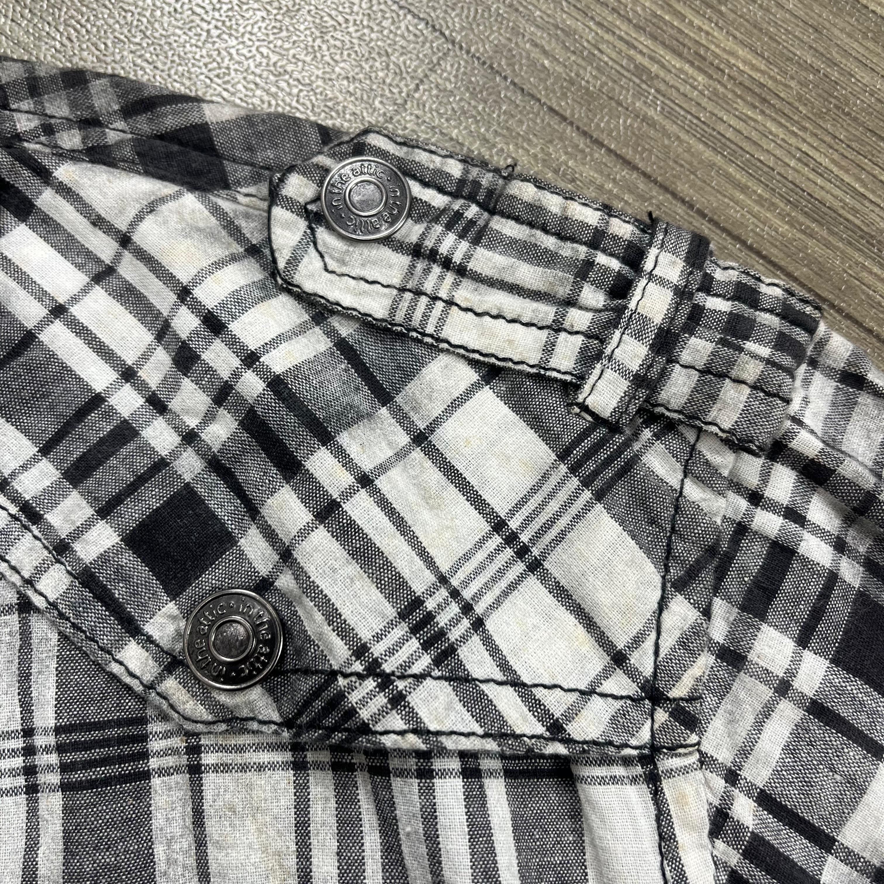 In The Attic 2000s In The Attic Plaid Grunge Gothic Punk Lgb Style Shirt Size US L / EU 52-54 / 3 - 10 Thumbnail