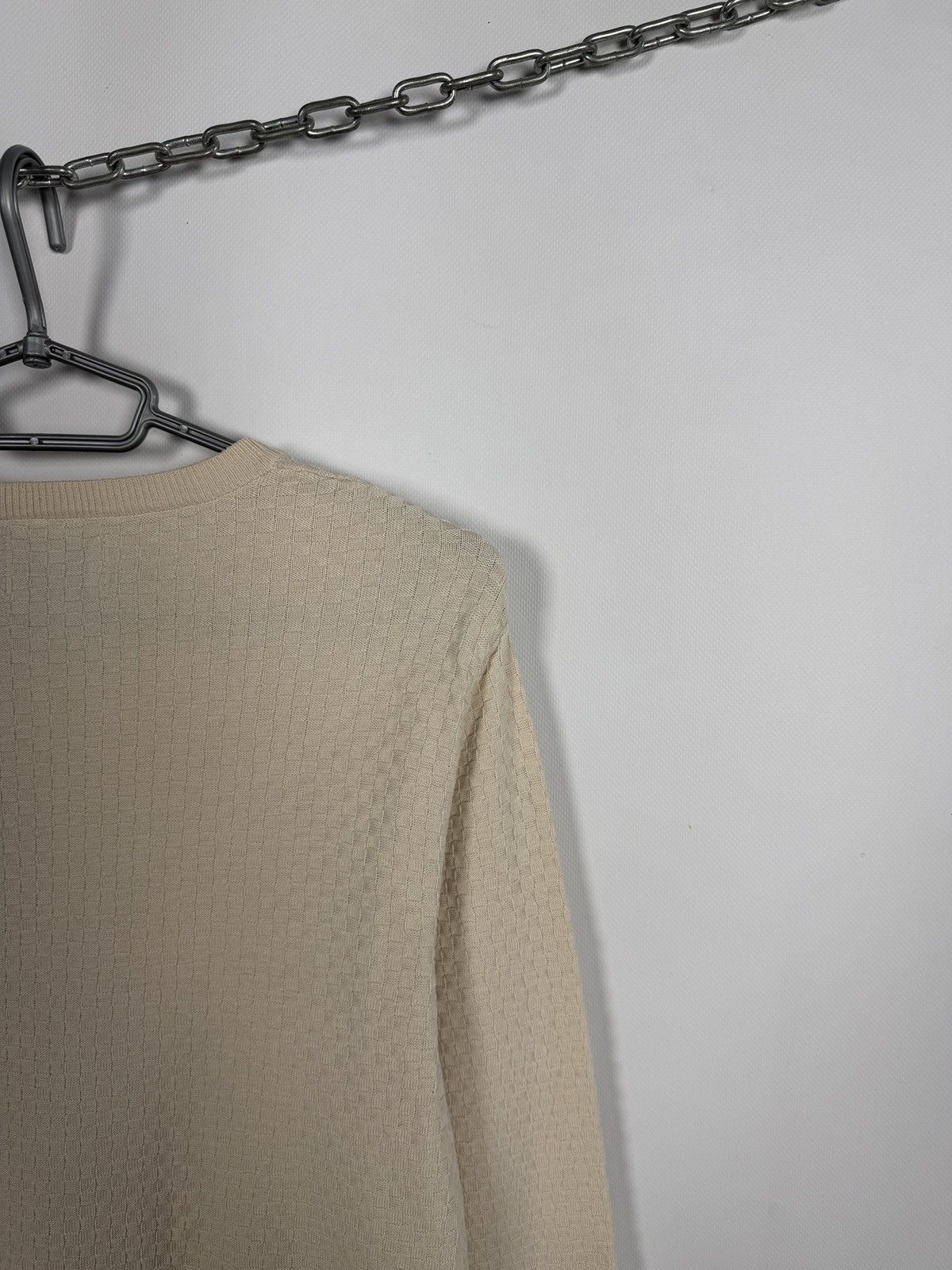 NN07 Men’s NN07 No Nationality Waffle Knit Sweatshirt Pullover XL Size US XL / EU 56 / 4 - 12 Thumbnail