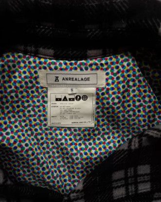 ANREALAGE ANREALAGE AW13 Runway Color-Block Plaid Blend Coat Size XL / US 12-14 / IT 48-50 - 7 Thumbnail