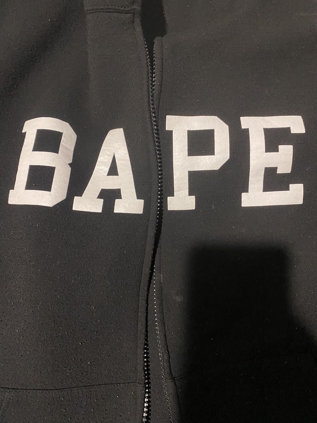 Bape Bape logo full zip hoodie Size US XL / EU 56 / 4 - 8 Thumbnail