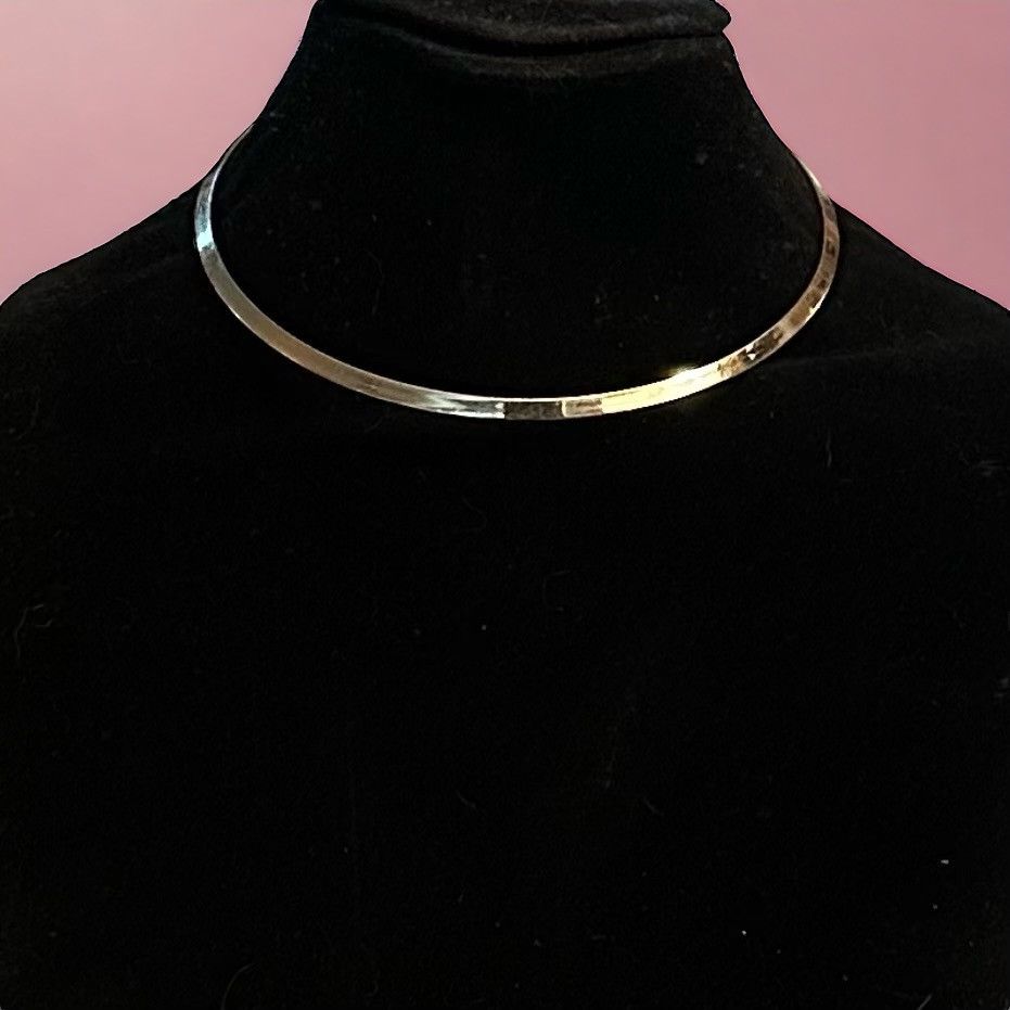 Other Gold tone hoop collar necklace Size ONE SIZE - 1 Thumbnail