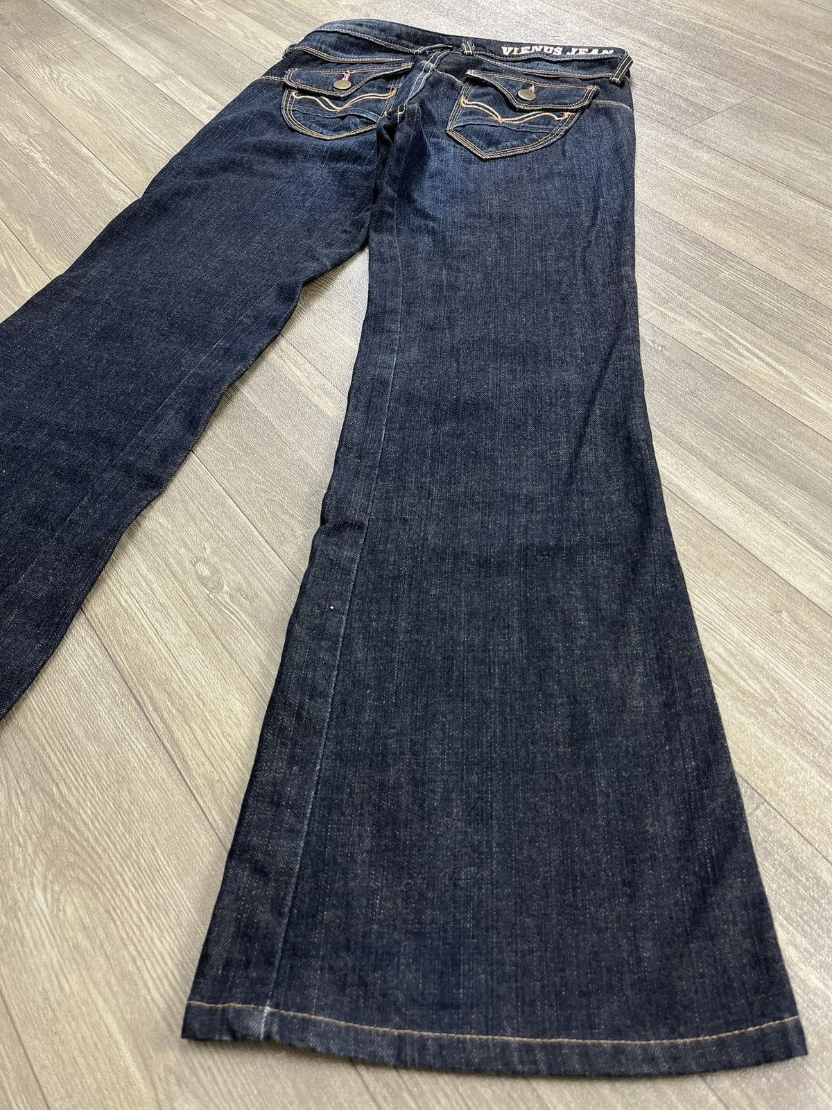 If Six Was Nine 🇯🇵2000s Edwin Vienus Faded Mudmax Bootcut Lgb Flared Jeans Size US 31 - 14 Thumbnail