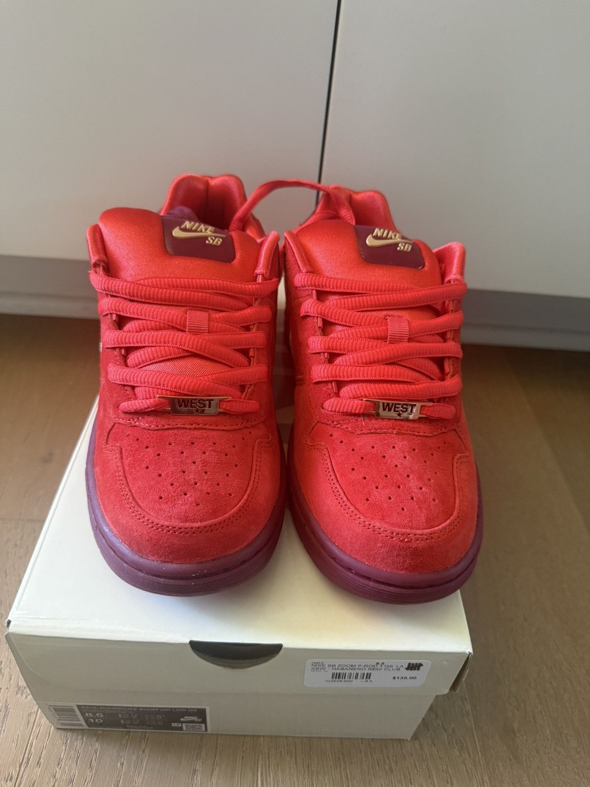 Nike SB Nike SB Air Zoom Low P-Rod Habanero Red West 8.5 Size US 8.5 / EU 41-42 - 2 Thumbnail