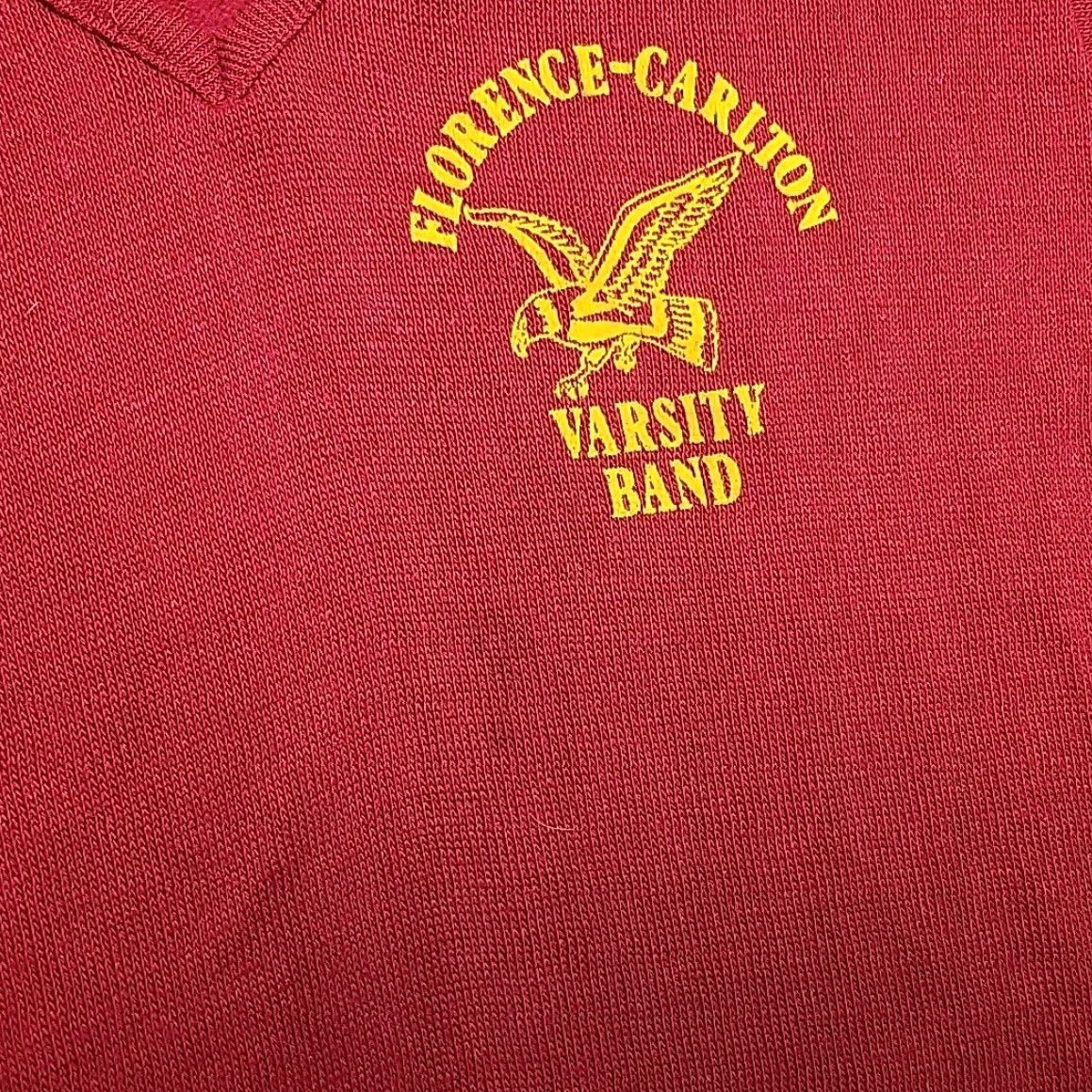 Vintage VINTAGE Florence Carlton Sweater Womens S Red Knit 70s 80s Varsity Montana USA Florence Carlton Sweater Womens S Red Knit 70s 80s Varsity Montana USA Size S / US 4 / IT 40 - 3 Thumbnail