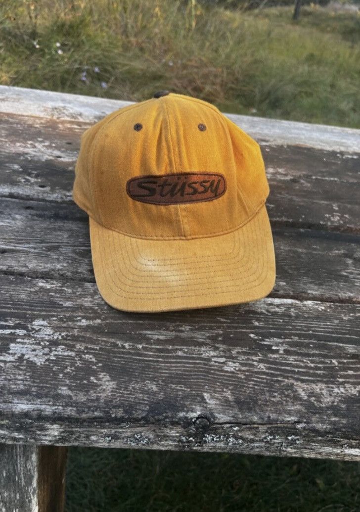 Stussy 2000s era Brown Tan STÜSSY hat Size ONE SIZE - 1 Thumbnail
