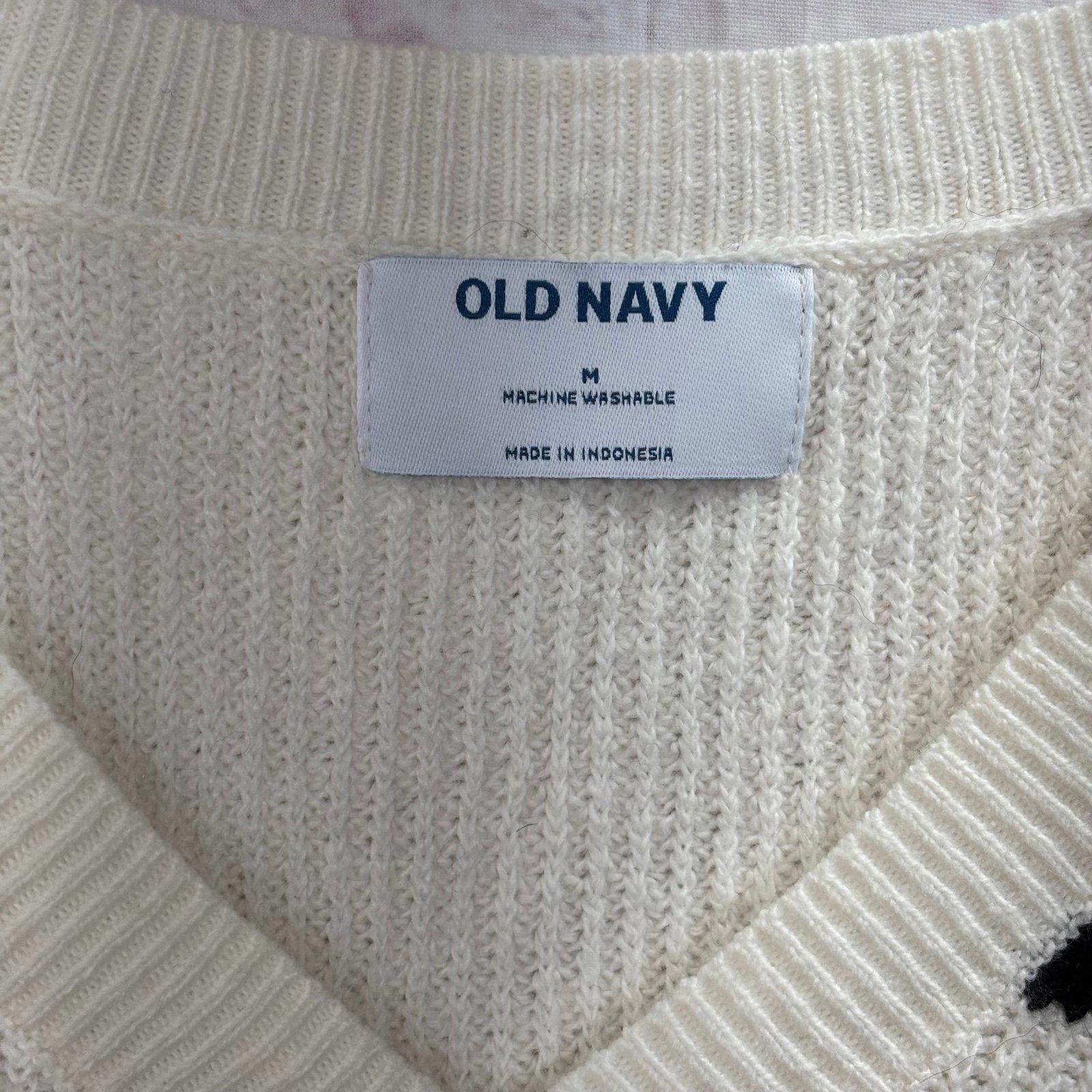 Old Navy Old Navy Women's Striped V-Neck Sweater Size Medium NWOT Size M / US 6-8 / IT 42-44 - 3 Thumbnail