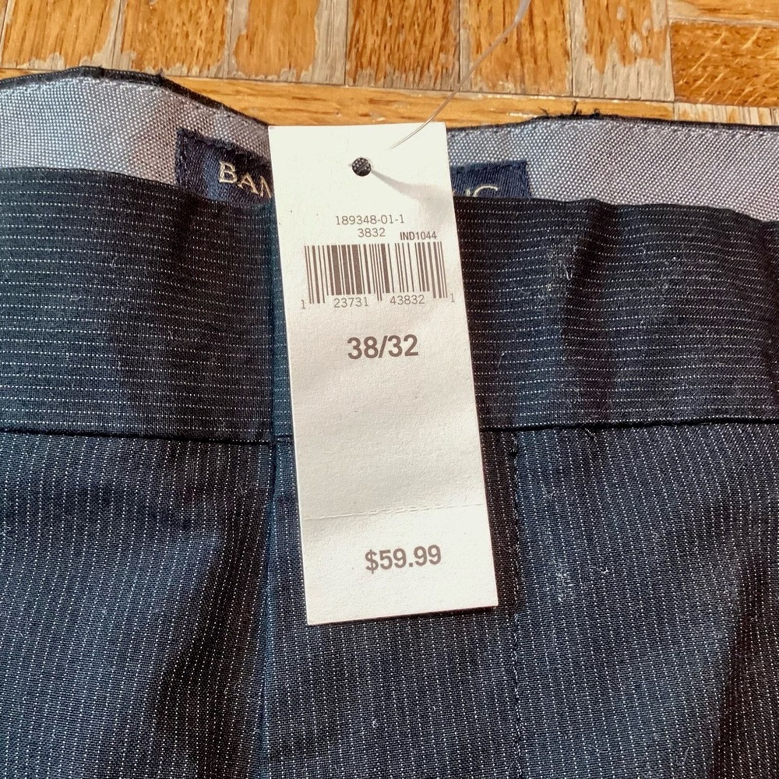 Banana Republic Banana Republic Flat Front Pinstripe Pants, 38x32 Size US 38 / EU 54 - 3 Thumbnail