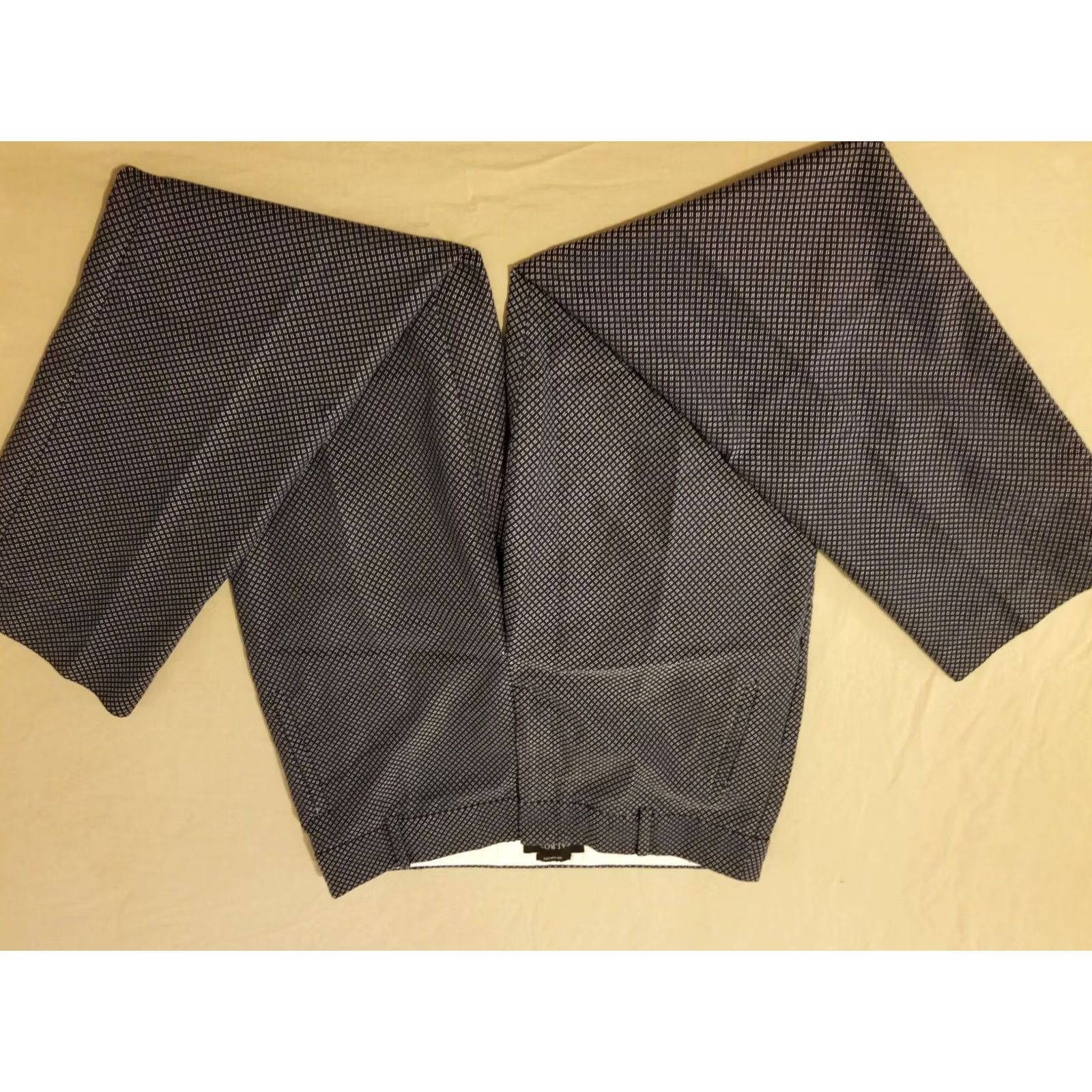 Talbots Womens Talbots Dress Pants 6 Navy Blue Cotton Chino Trouser Stretch Khaki Slack Size 28" / US 6 / IT 42 - 8 Thumbnail