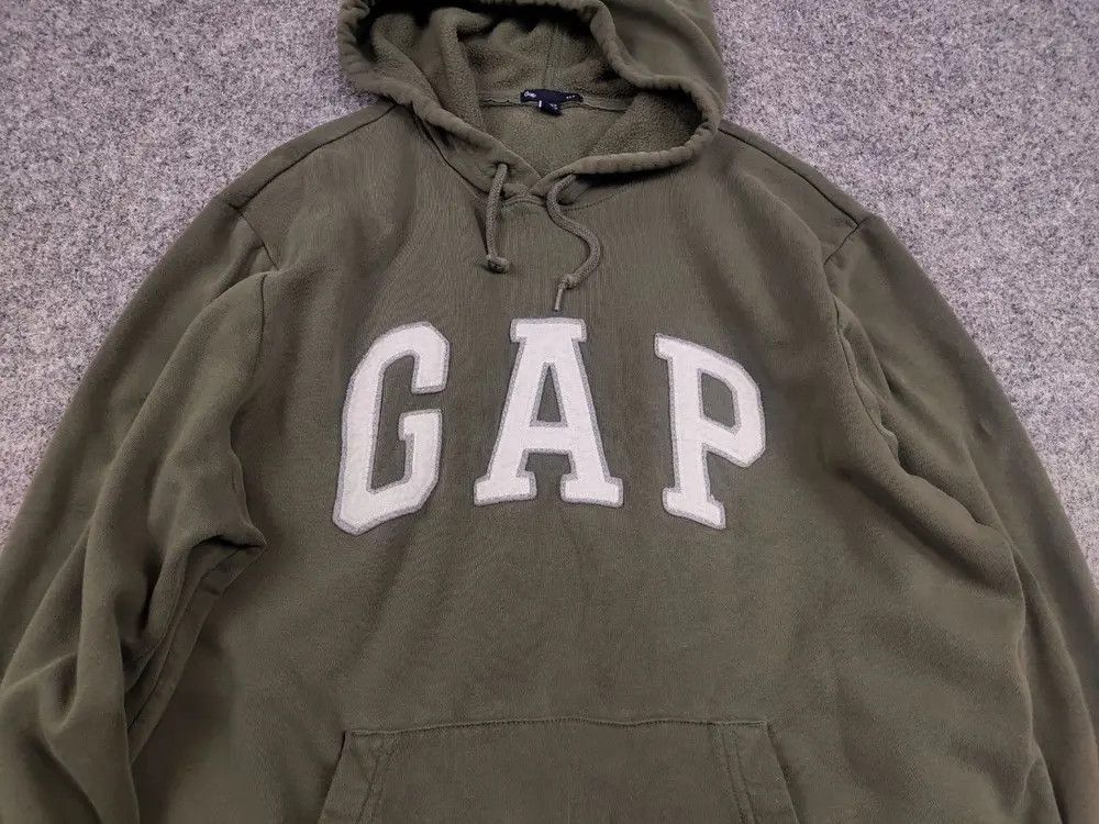 Gap Vintage Gap Military Green Logo Classic Hoodie Y2K style Size US M / EU 48-50 / 2 - 3 Thumbnail