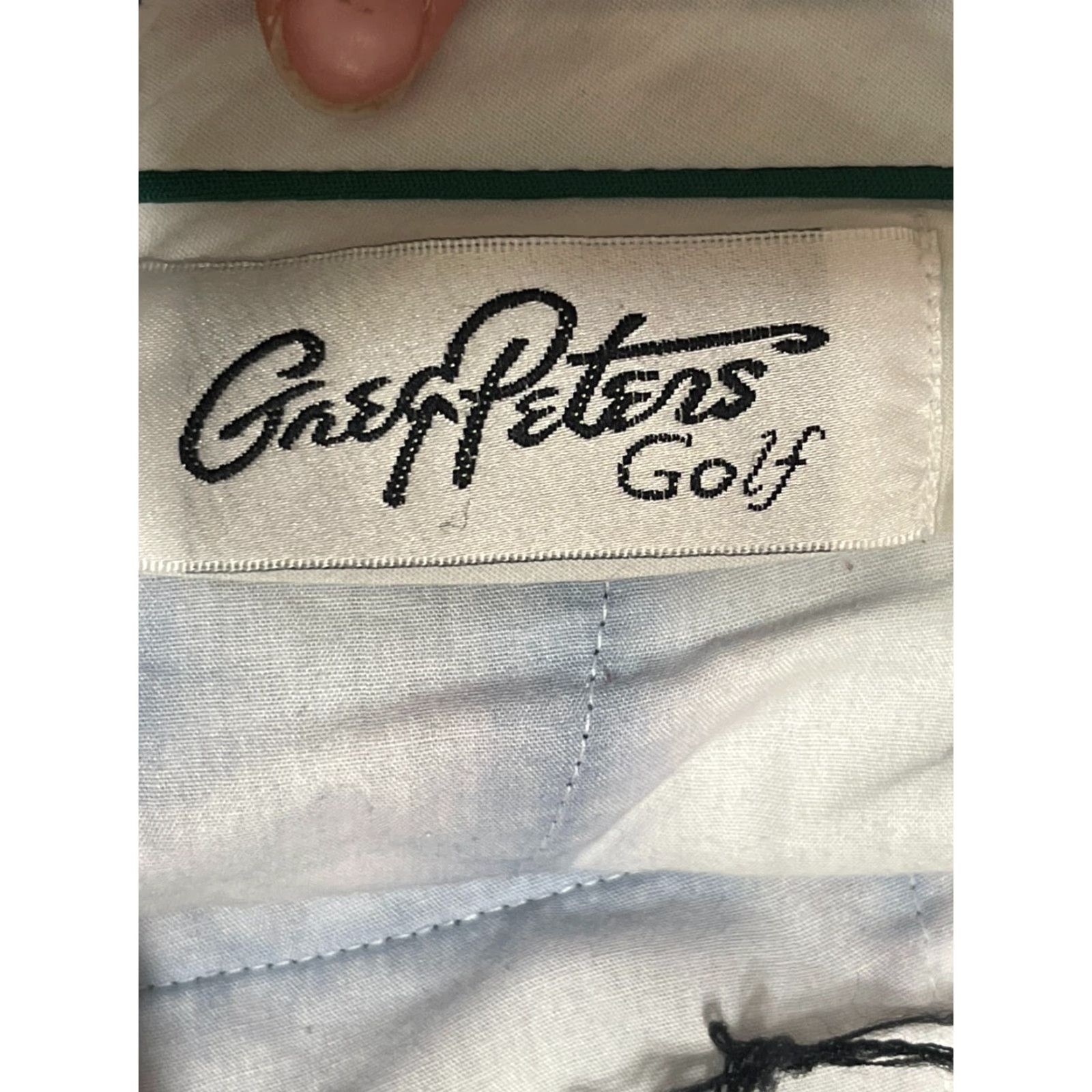 Vintage Grery Peters Golf Pants Men's Dress Pants 36x30 Blue Casual Regular Men Front Flat Front Straight Inseam 30 Size US 36 / EU 52 - 5 Thumbnail