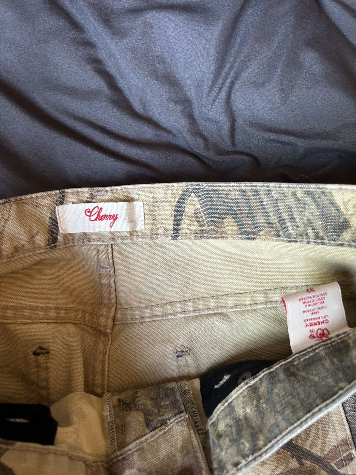 Cherry LA Mossy Oak Double Knee Carpenter Pants Size US 32 / EU 48 - 4 Thumbnail