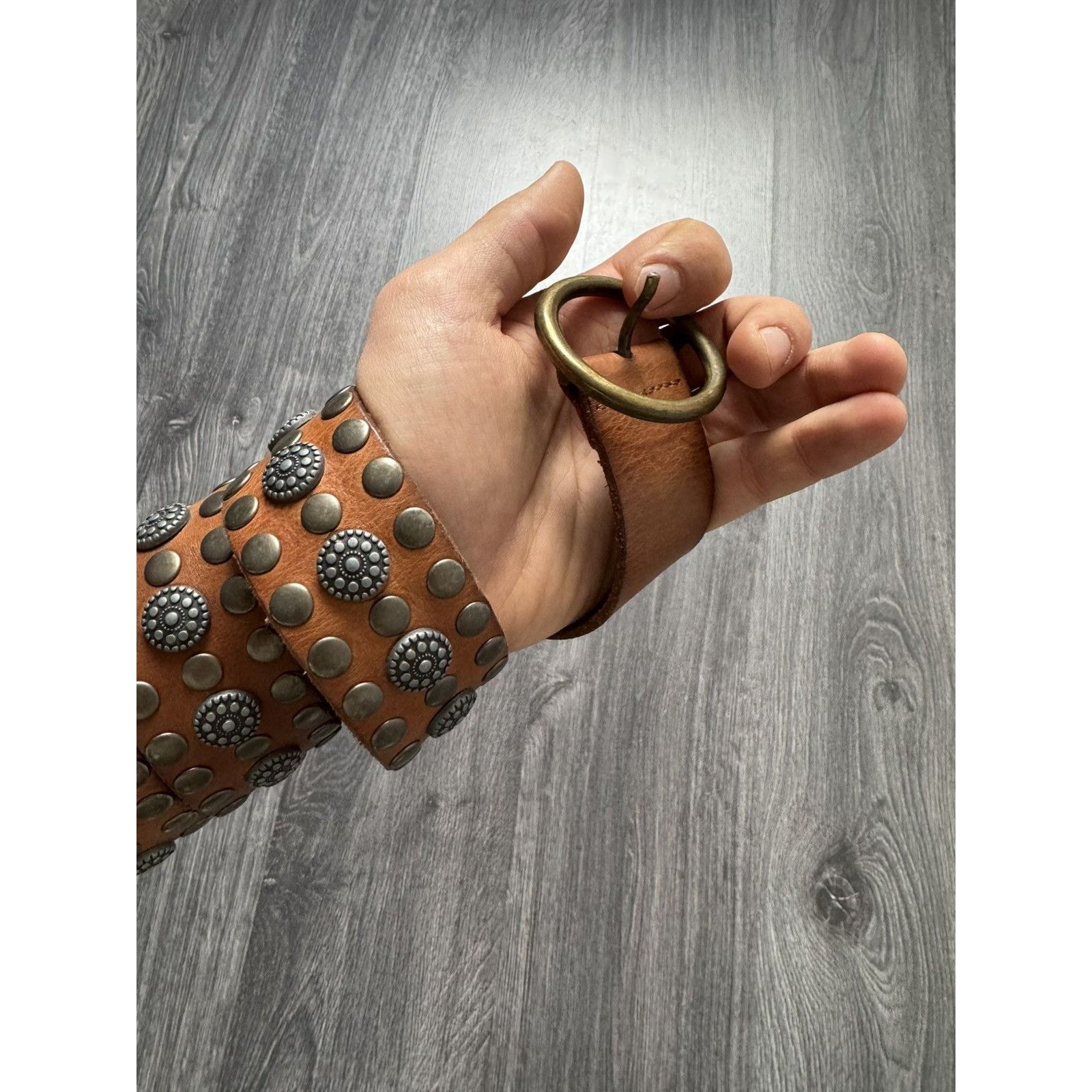 Japanese Brand × Vintage Y2K Opium Leather Western Belt Vintage Size ONE SIZE - 3 Thumbnail