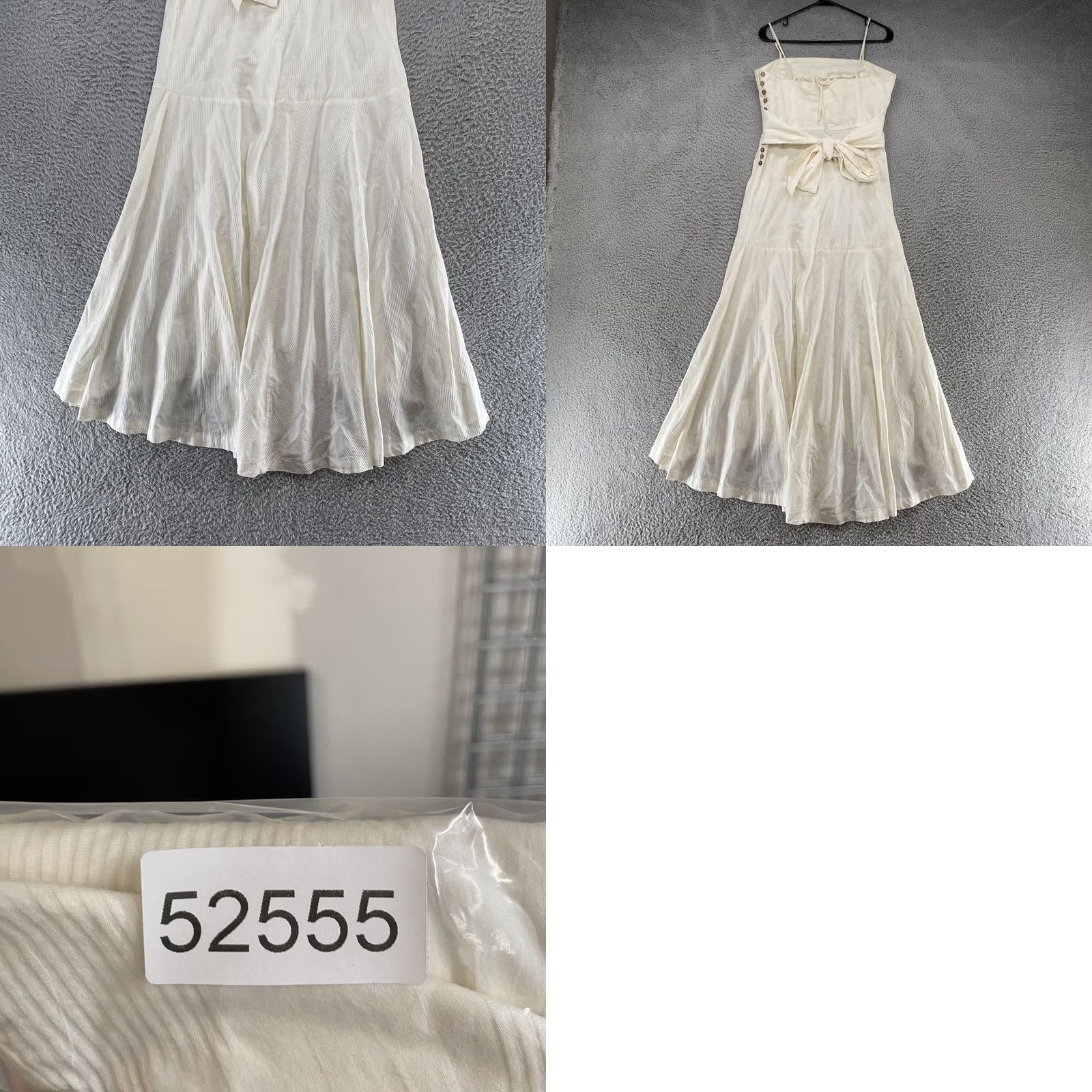 Free People Free People Dress Womens Large Ivory Beachy Boho Summer Ready Cutout Buttons Size L / US 10 / IT 46 - 9 Thumbnail