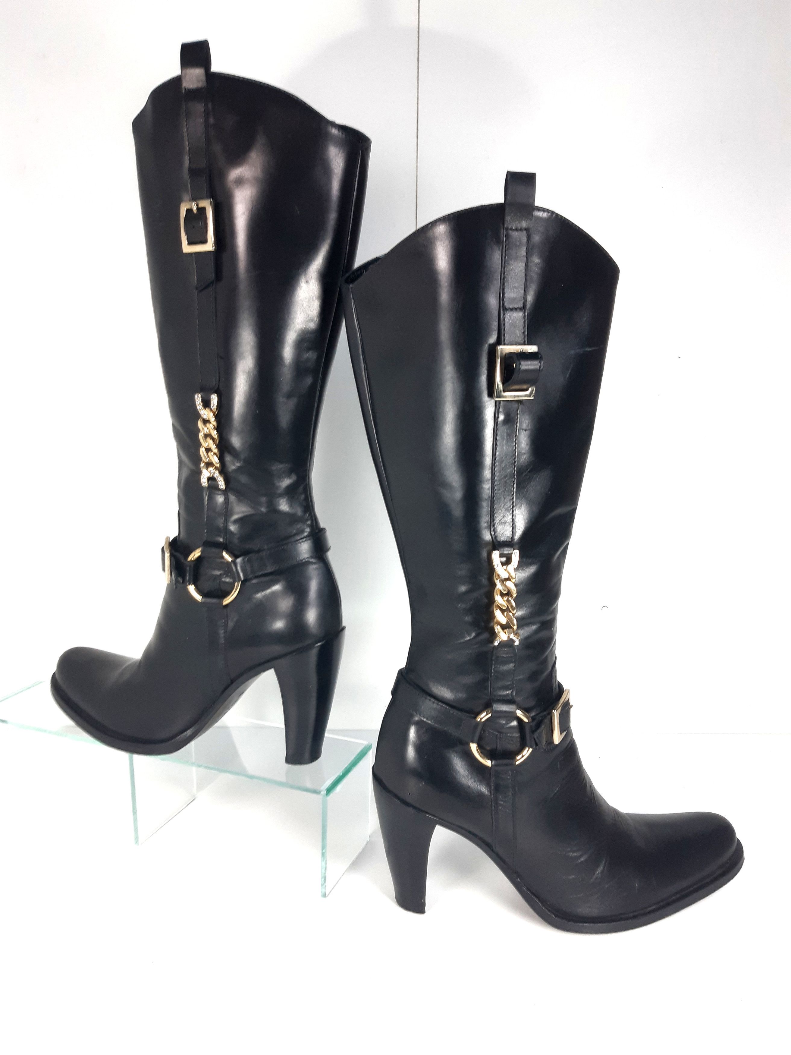 Paciotti CESARE PACIOTTI Italy Leather Boots size eu36 Size US 6 / IT 36 - 3 Thumbnail