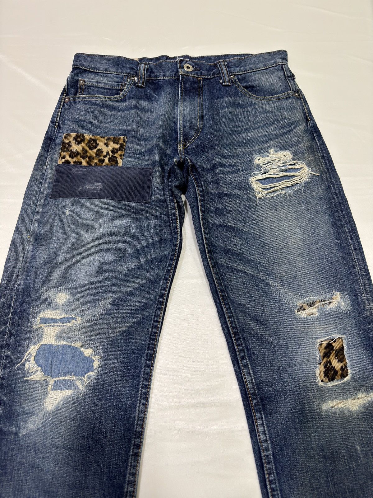 X-LARGE Japanese Brand Xlarge patch jeans Size US 30 / EU 46 - 18 Thumbnail