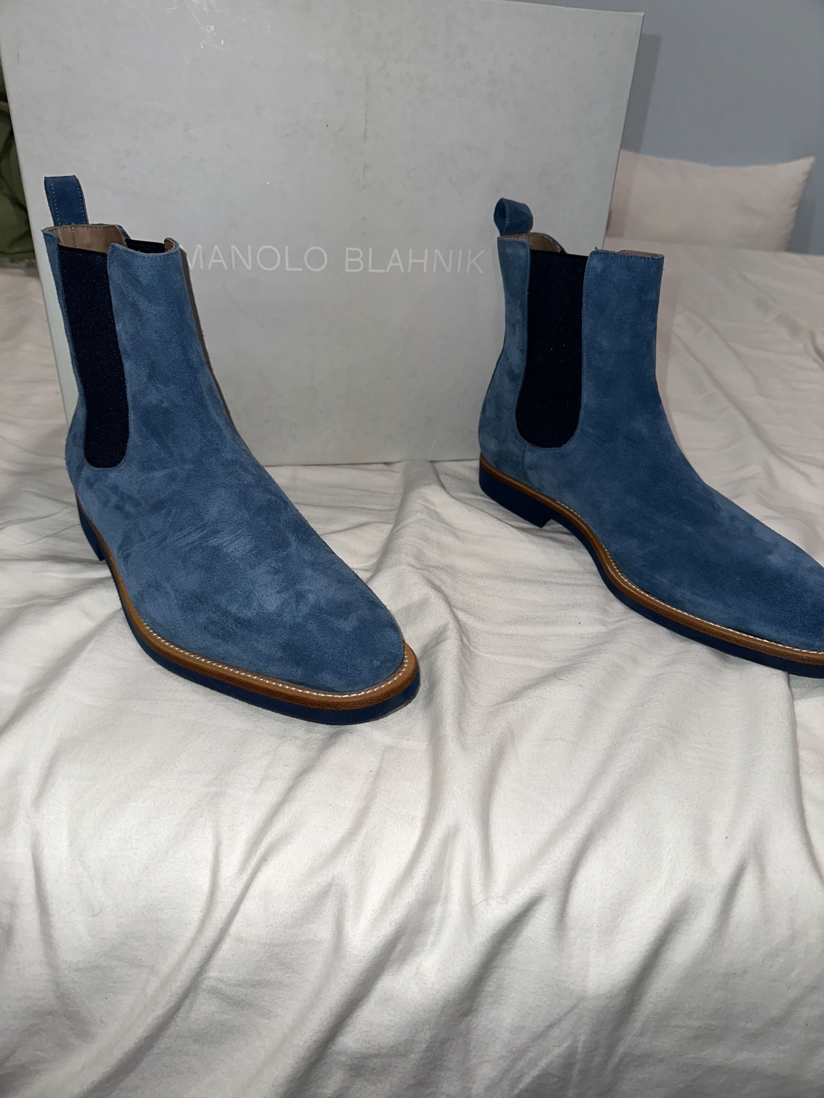 Manolo Blahnik Manolo Blahnik Madrid Chelsea Boots Size US 12 / EU 45 - 3 Thumbnail