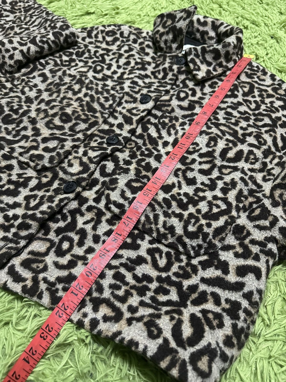 Zara Zara leopard cropped button jacket Size S / US 4 / IT 40 - 13 Thumbnail