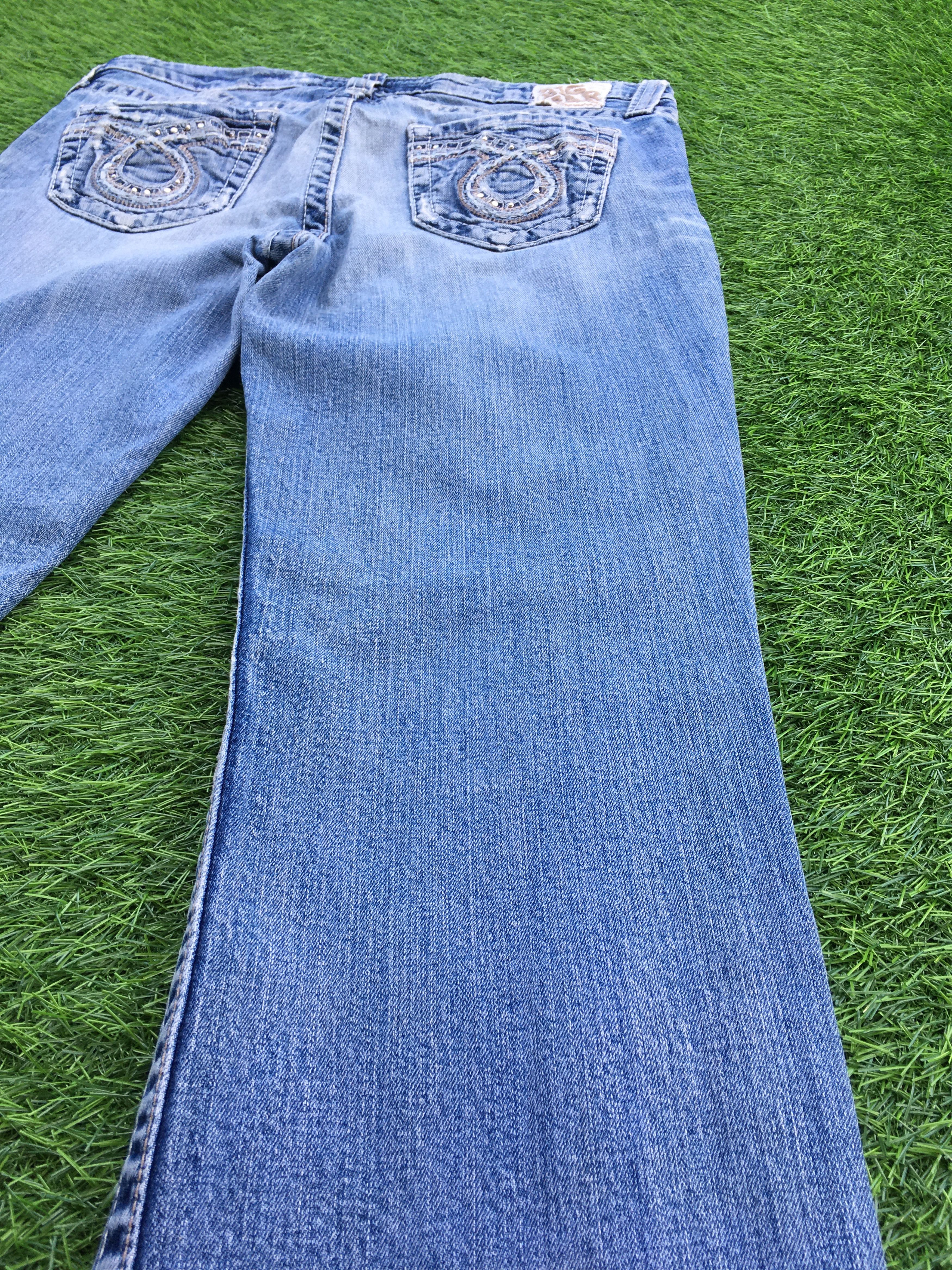 Big Star × Japanese Brand × Jean Big Star Maddie Boot Low Rise Jeans D-1004 Size 31" - 7 Thumbnail
