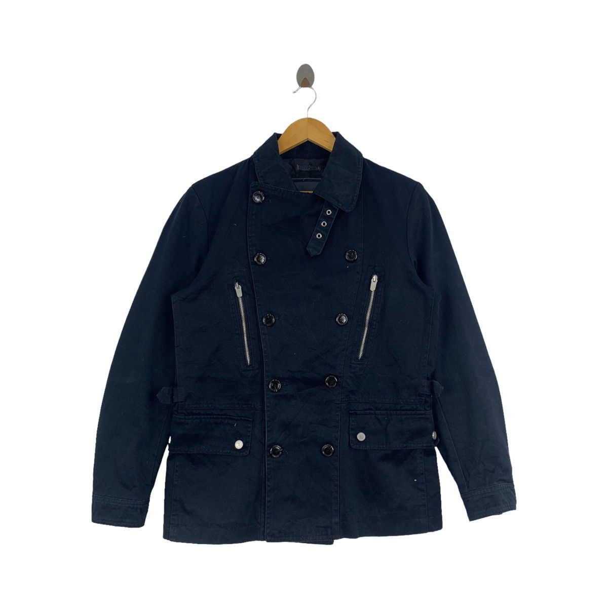 Zara ZARA MAN Fashion Designer Casualwear Peacoat Jacket Size US L / EU 52-54 / 3 - 1 Thumbnail