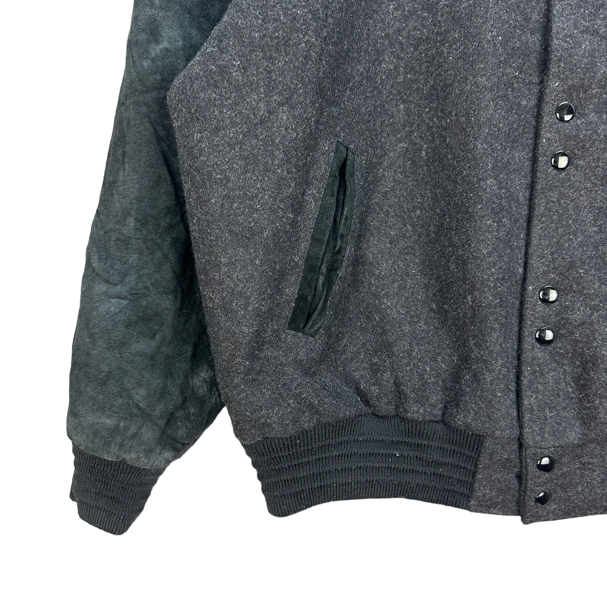Vintage INTERNATIONAL TRUCKS IVECO SUEDE WOOL VARSITY #7833-181 Size US XXL / EU 58 / 5 - 5 Thumbnail