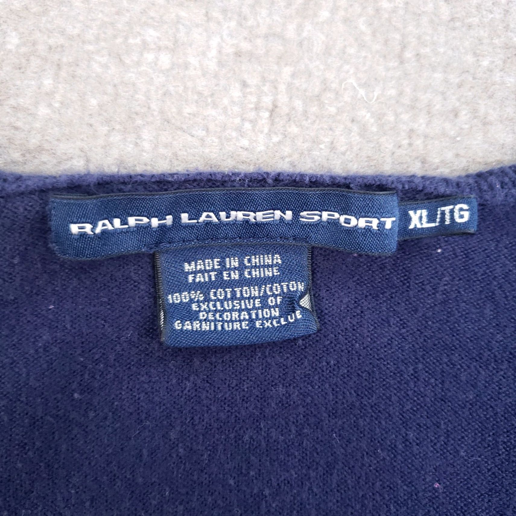 Polo Ralph Lauren Ralph Lauren Sport Womens V Neck Sweater XL Extra Large Blue Pullover Size XL / US 12-14 / IT 48-50 - 5 Thumbnail