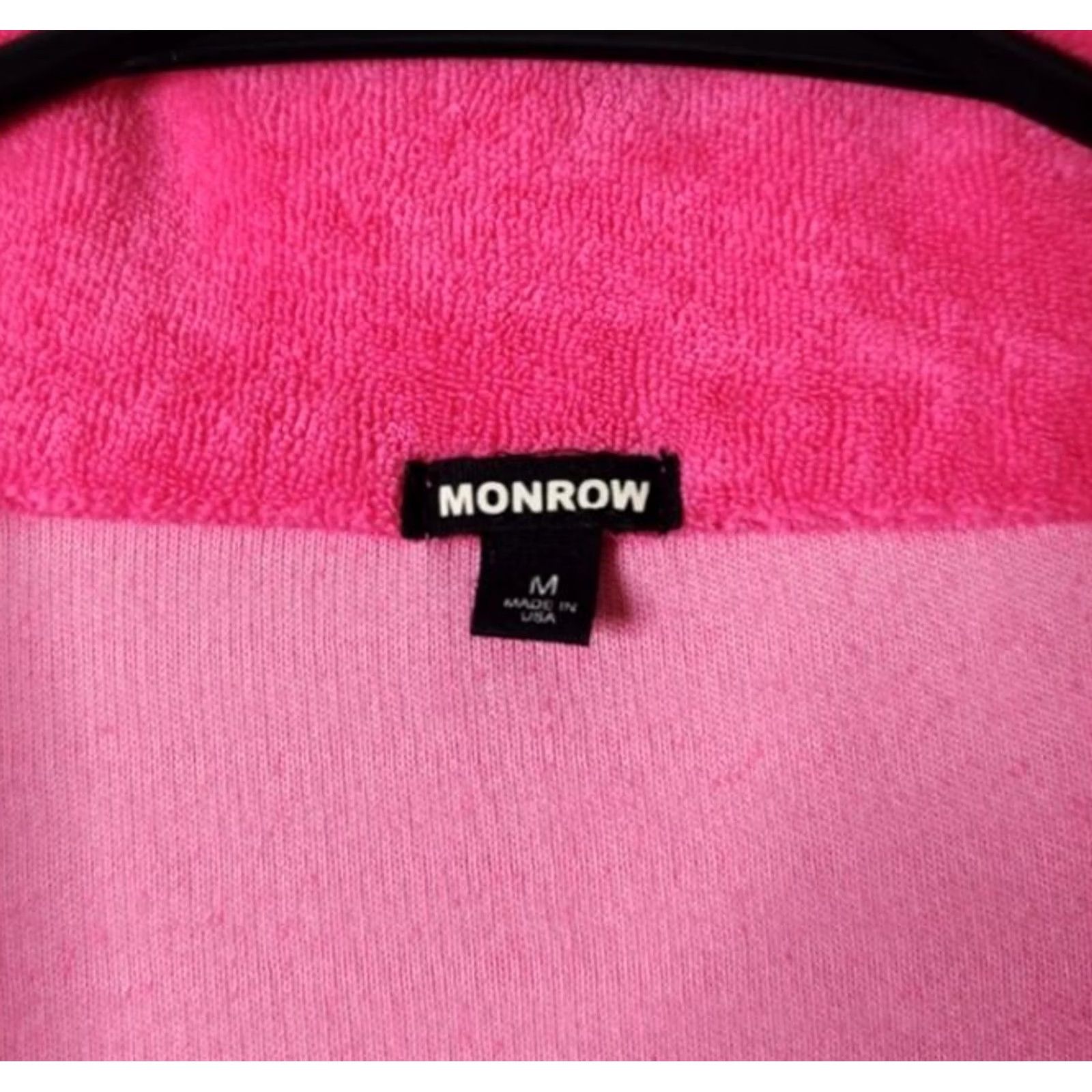 MONROW Monrow Womens M Button-Up Shirt Short Sleeve Collared Pink Size M / US 6-8 / IT 42-44 - 4 Thumbnail