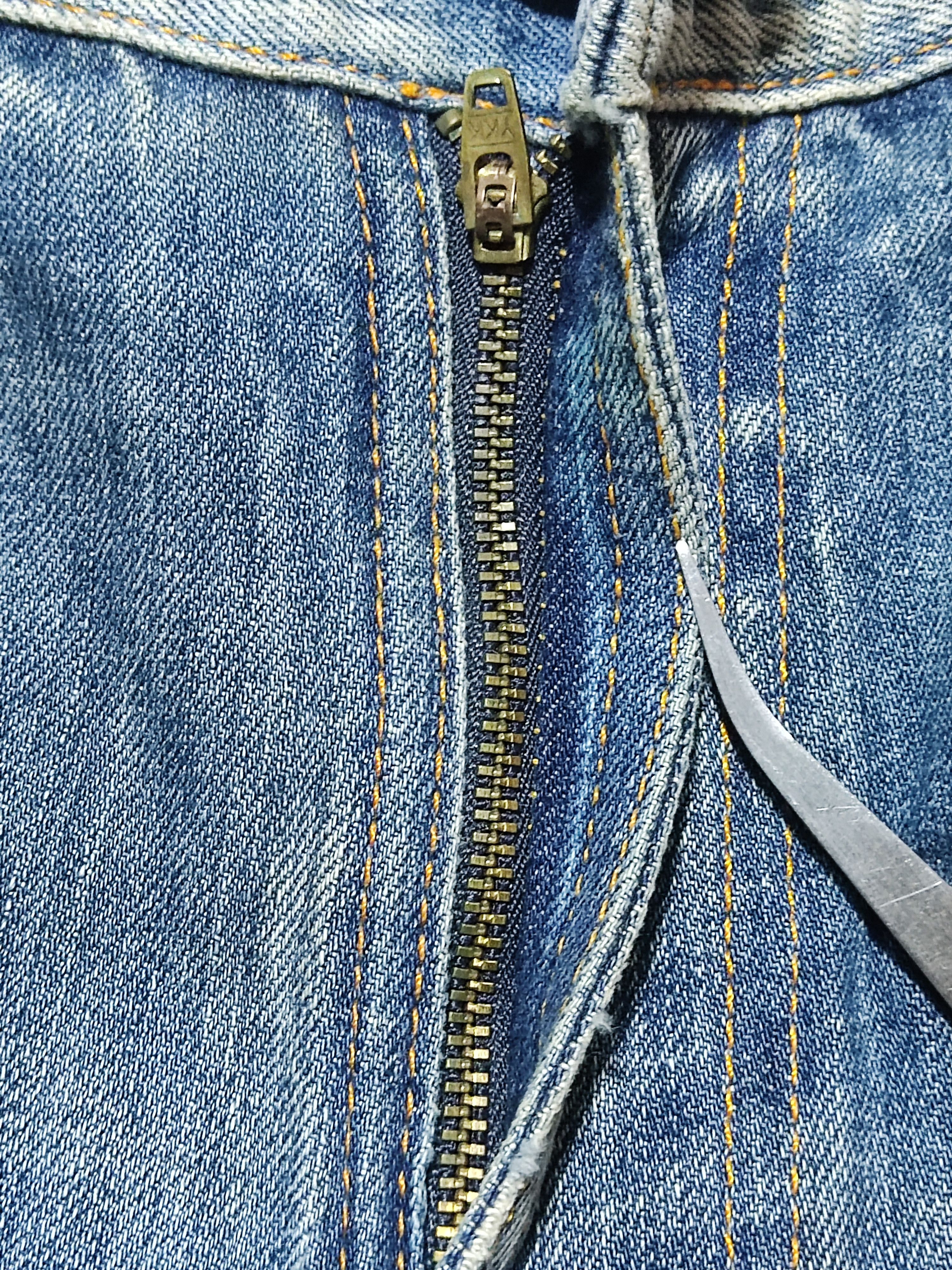 Nudie Jeans Vintage Distressed Nudie saltwater blue Italy made Size US 34 / EU 50 - 5 Thumbnail