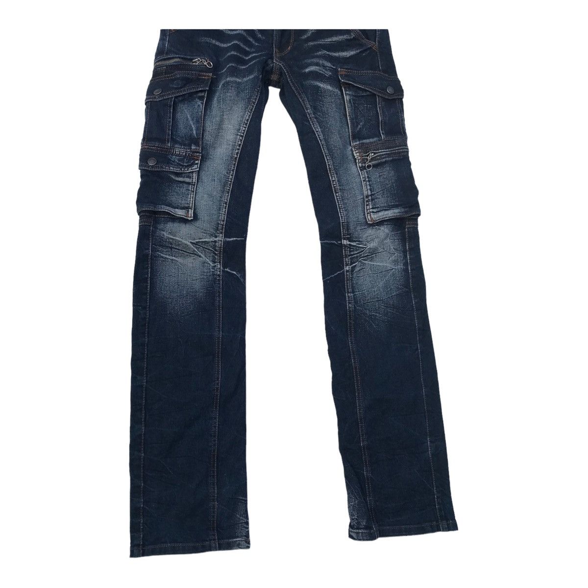 Nicole Club Nicole Club For Men Denim Cargo Multipocket Streetwear Pants Size US 29 - 6 Thumbnail