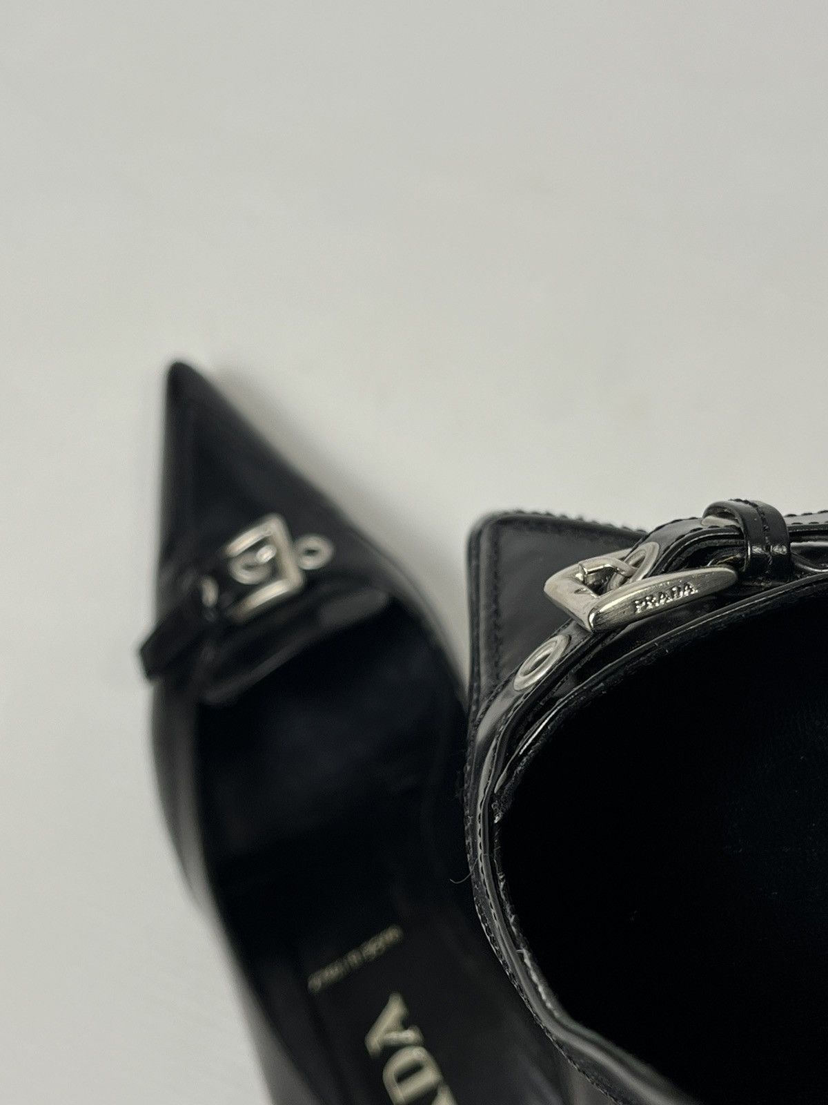 Prada × Vintage Prada vintage kitten heels rare Size US 8.5 / IT 38.5 - 2 Thumbnail