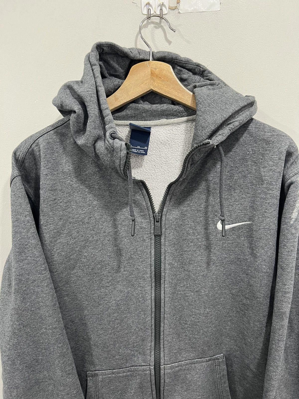 Nike Vintage Nike Hoodie sweater zip up swoosh check Size US XL / EU 56 / 4 - 4 Thumbnail