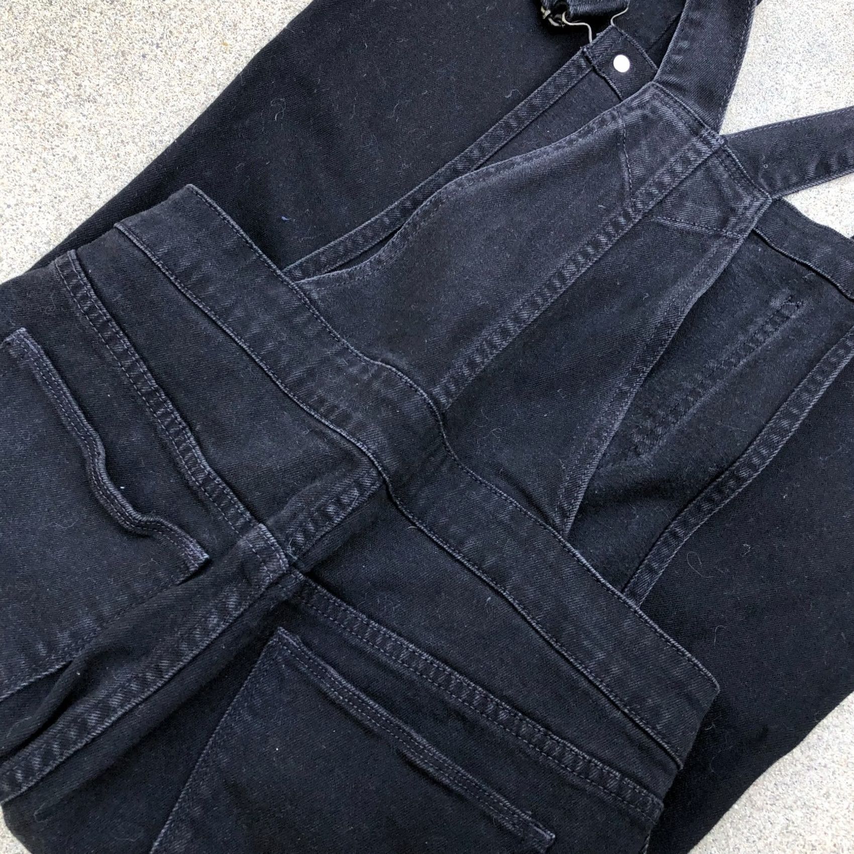 Gap GAP 1969 Denim Overalls Women's 27/P One Piece Black Jean Straight Denim Overalls Womens 27P Black GAP 1969 One Piece Overalls Women Size 27" / US 4 / IT 40 - 3 Thumbnail