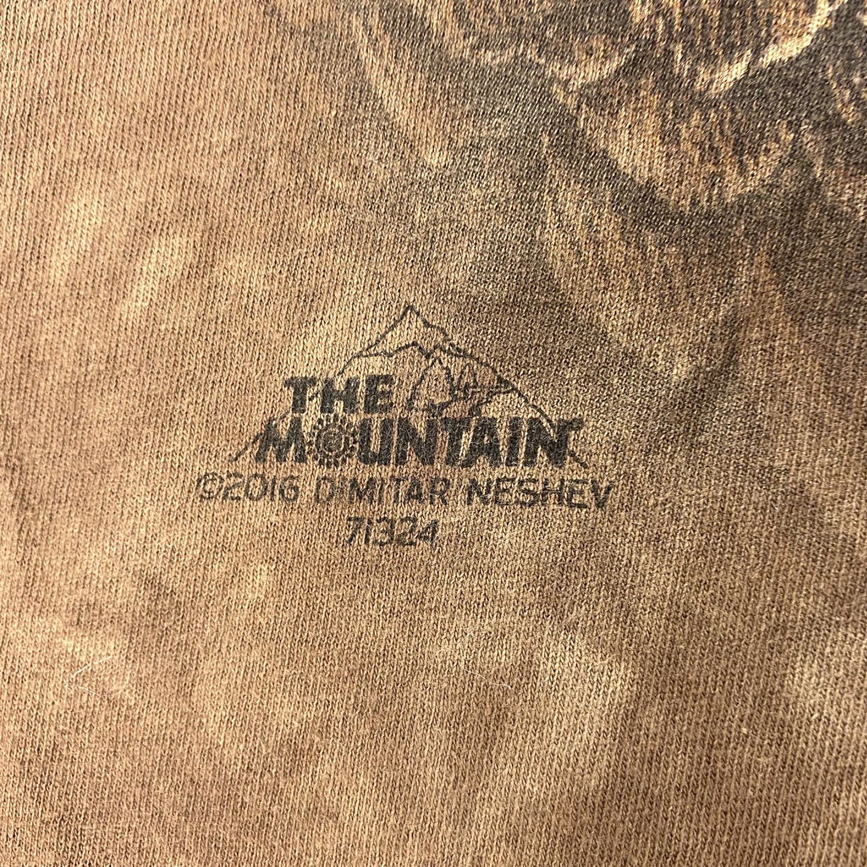 The Mountain The Mountain Shirt Mens 3XL Brown Tie Dye Bald Eagle American Flag Patriotic USA Size US XXL / EU 58 / 5 - 3 Thumbnail