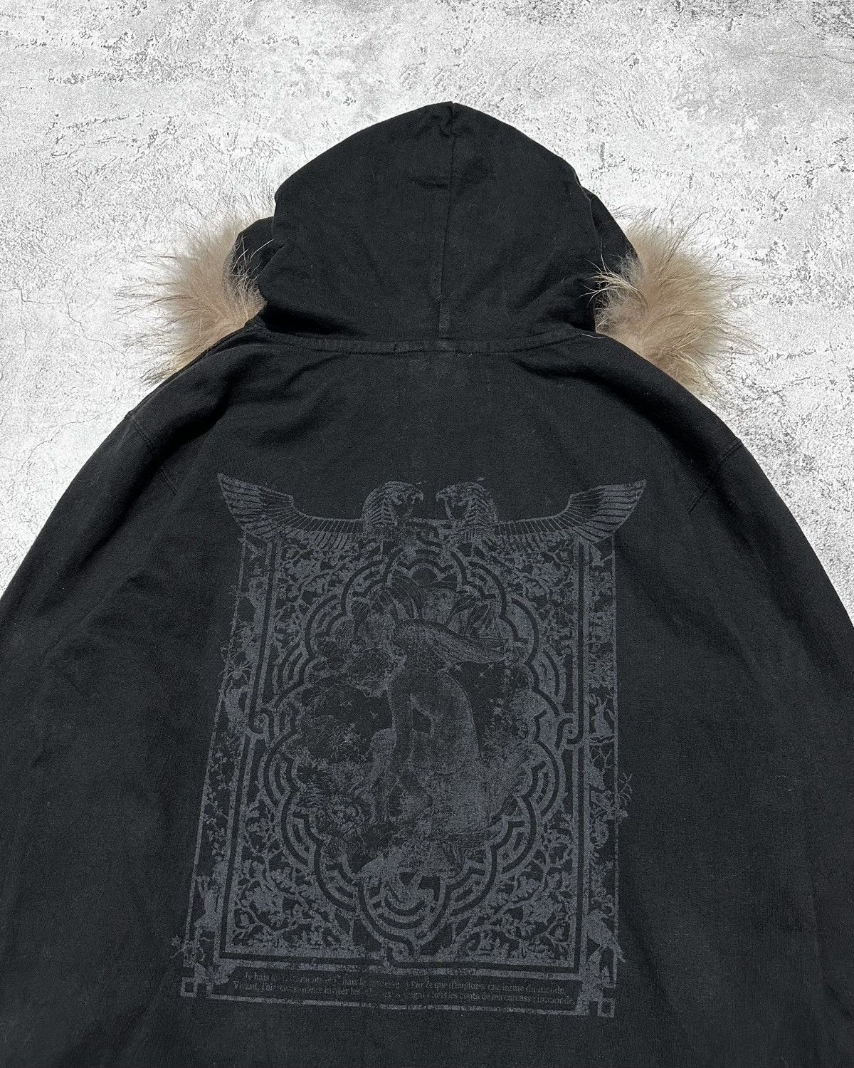 Japanese Brand Japanese Virgo Rebel Aamy Fur Hoodie Ifsixwasnine Lgb Style Size US XS / EU 42 / 0 - 8 Thumbnail