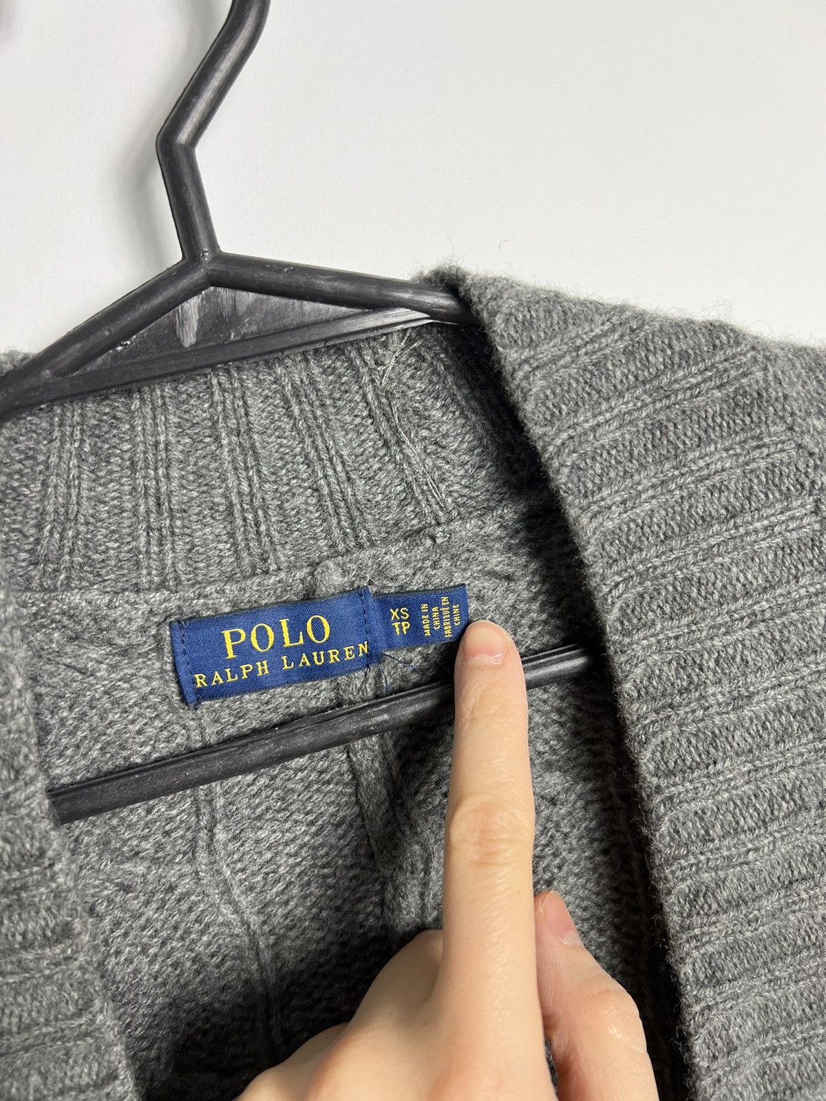 Polo Ralph Lauren × Ralph Lauren Braid Sweater Polo Ralph Lauren 90% Wool 10% Cashmere Size XS / US 0-2 / IT 36-38 - 5 Thumbnail