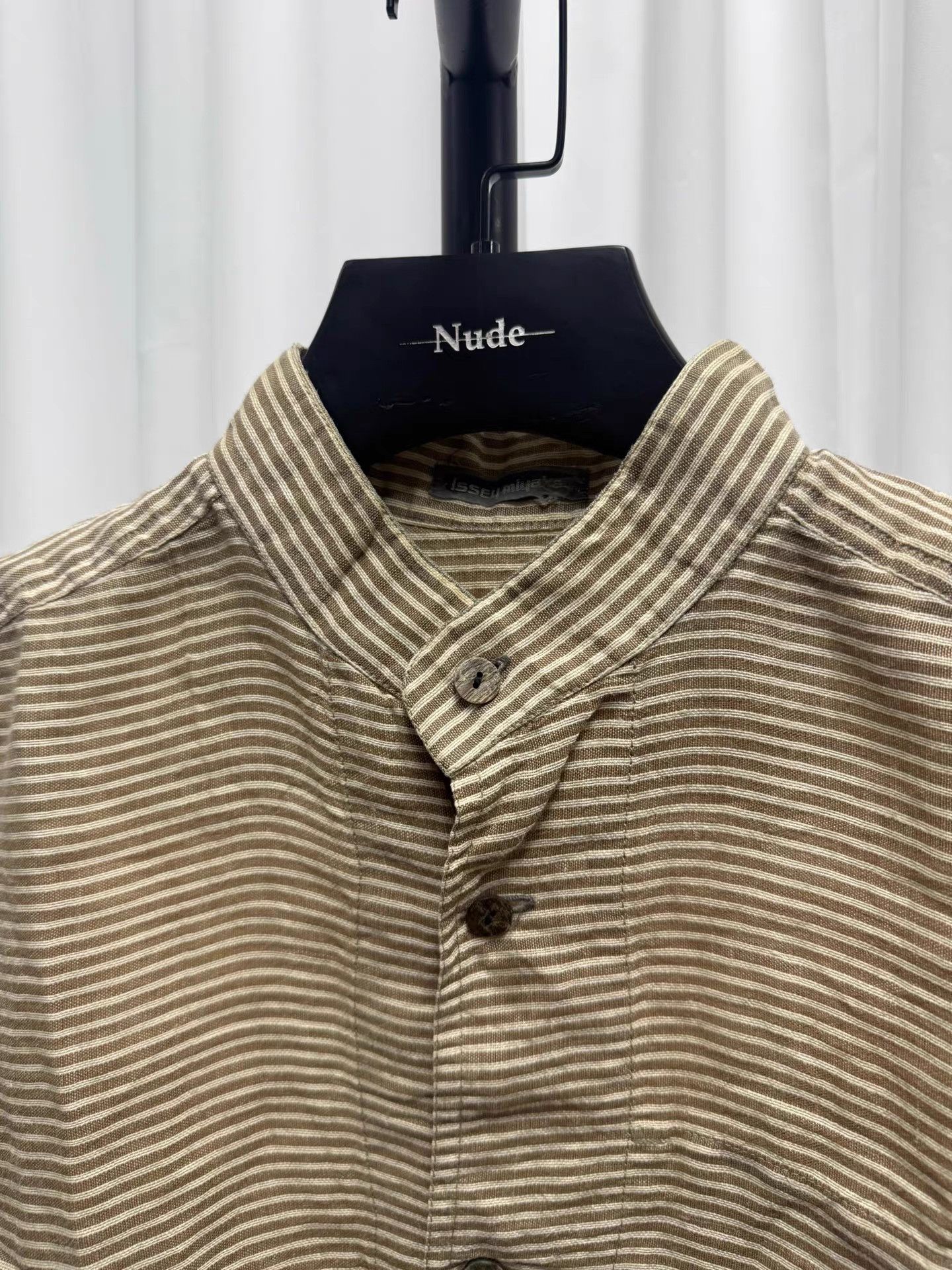 Issey Miyake Issey miyake Linen Striped Shirt K20 Size US M / EU 48-50 / 2 - 2 Thumbnail