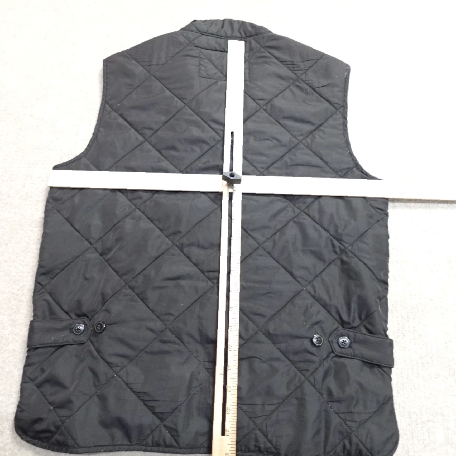 J.Crew J.Crew Vest Mens Black Quilted Full Zip Polyester Size US S / EU 44-46 / 1 - 4 Thumbnail