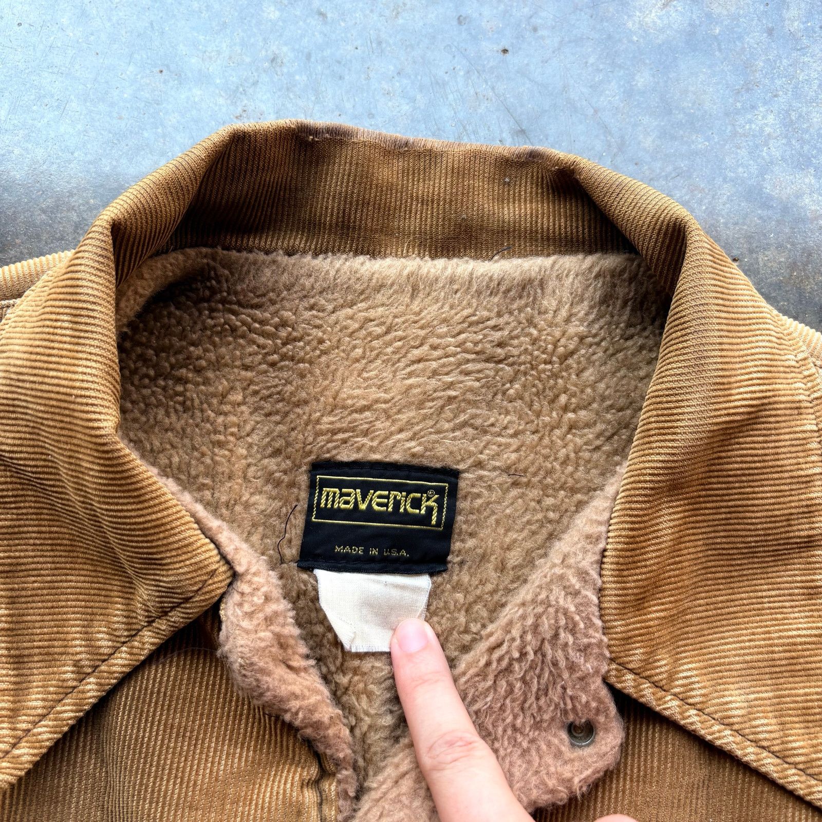Vintage Crazy True Vintage Maverick Faded Corduroy Coat Size US L / EU 52-54 / 3 - 5 Thumbnail